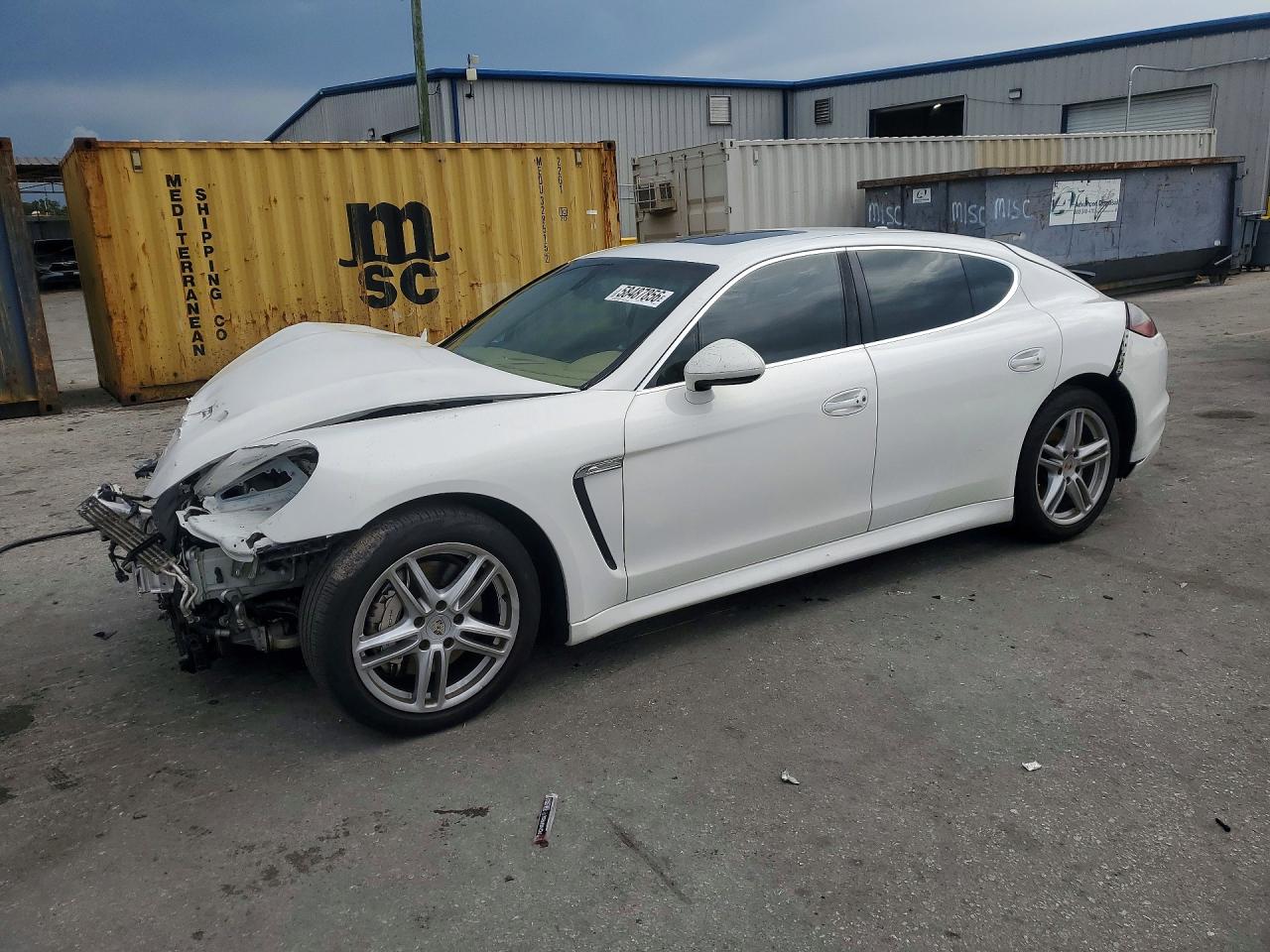 2011 Porsche Panamera S White vin: WP0AB2A78BL060874