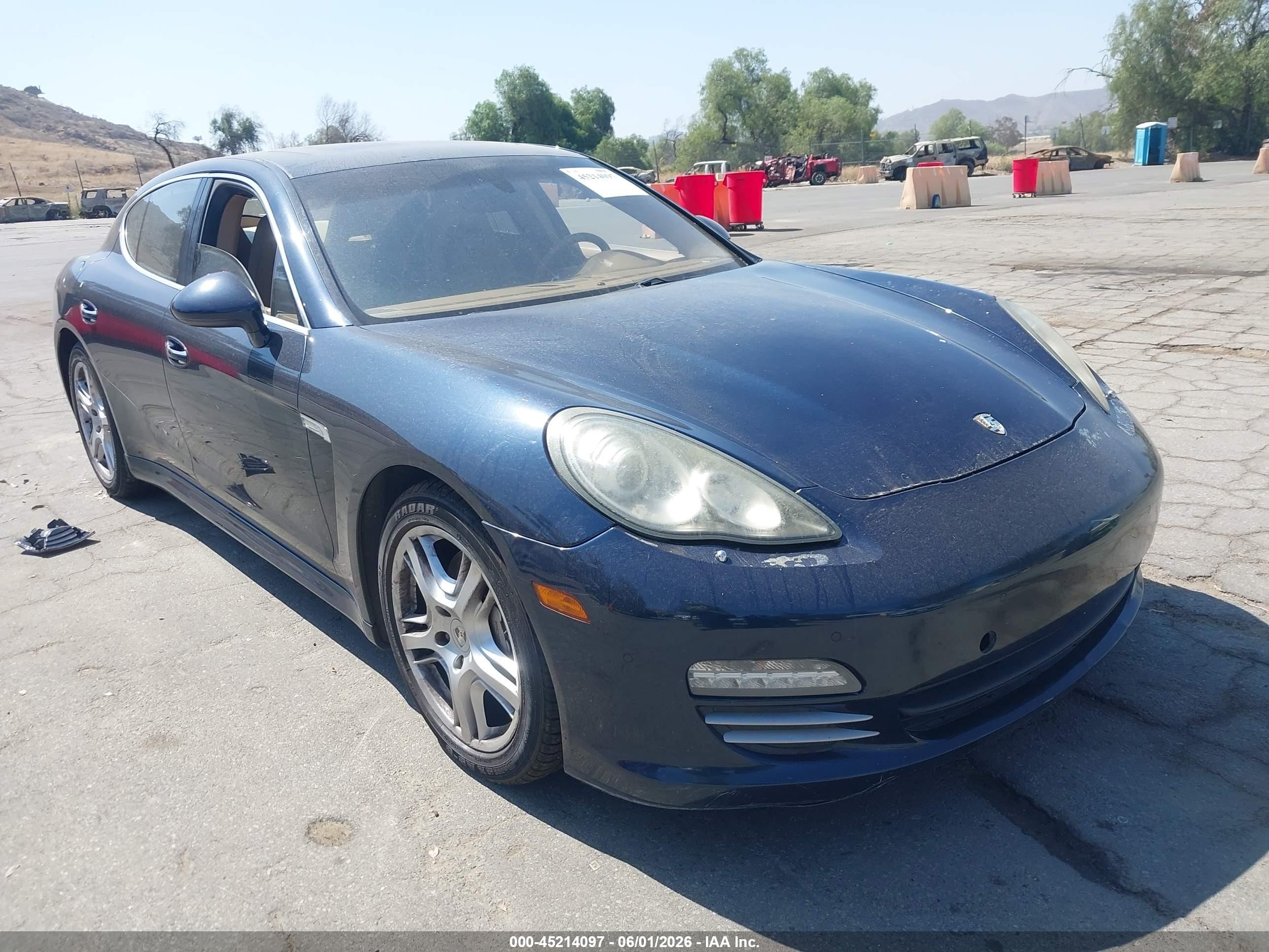 2010 Porsche Panamera 4s Blue vin: WP0AB2A79AL062793