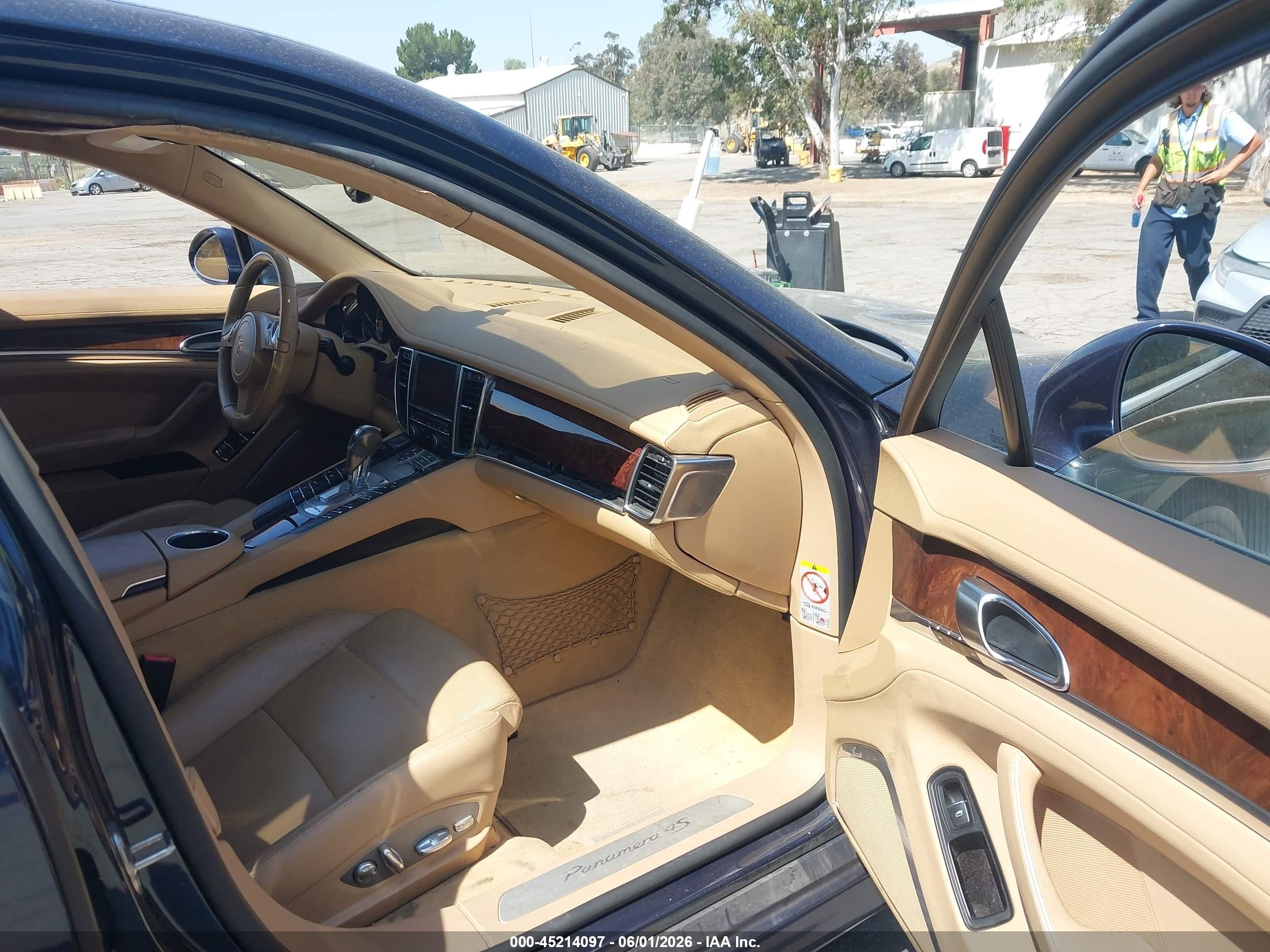 2010 Porsche Panamera 4s Синий vin: WP0AB2A79AL062793