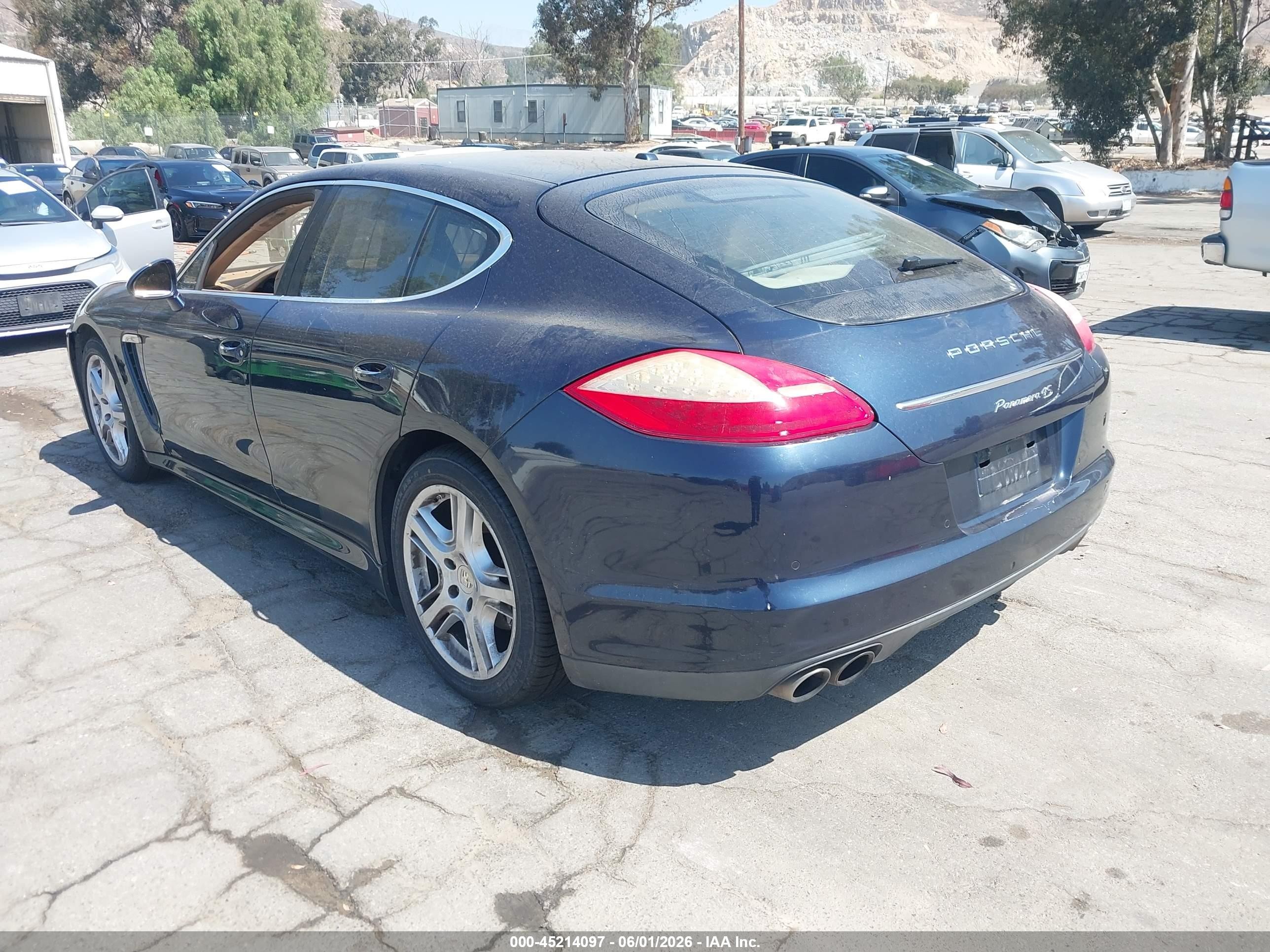 2010 Porsche Panamera 4s Синий vin: WP0AB2A79AL062793