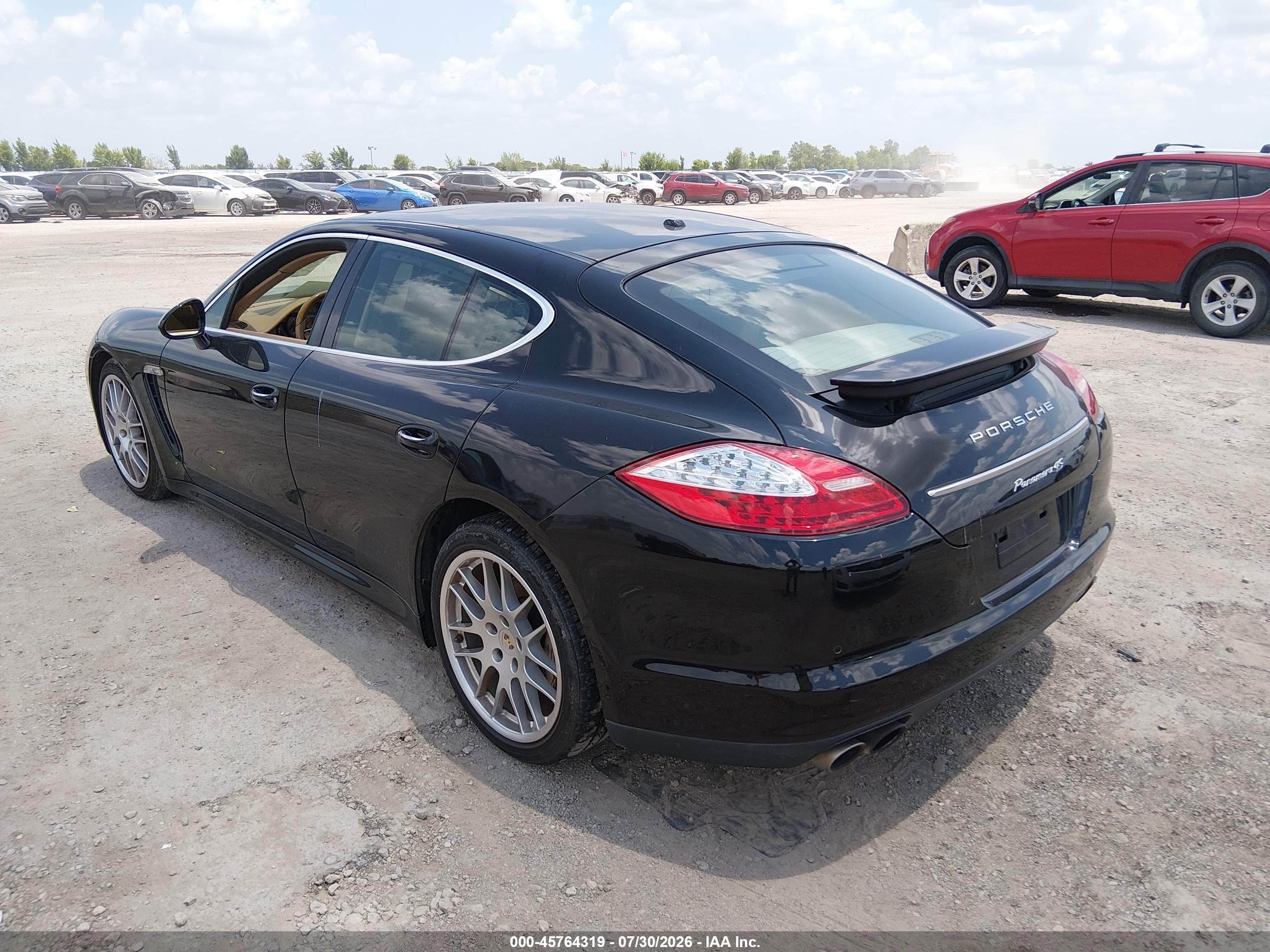 2011 Porsche Panamera 4s Black vin: WP0AB2A79BL063010