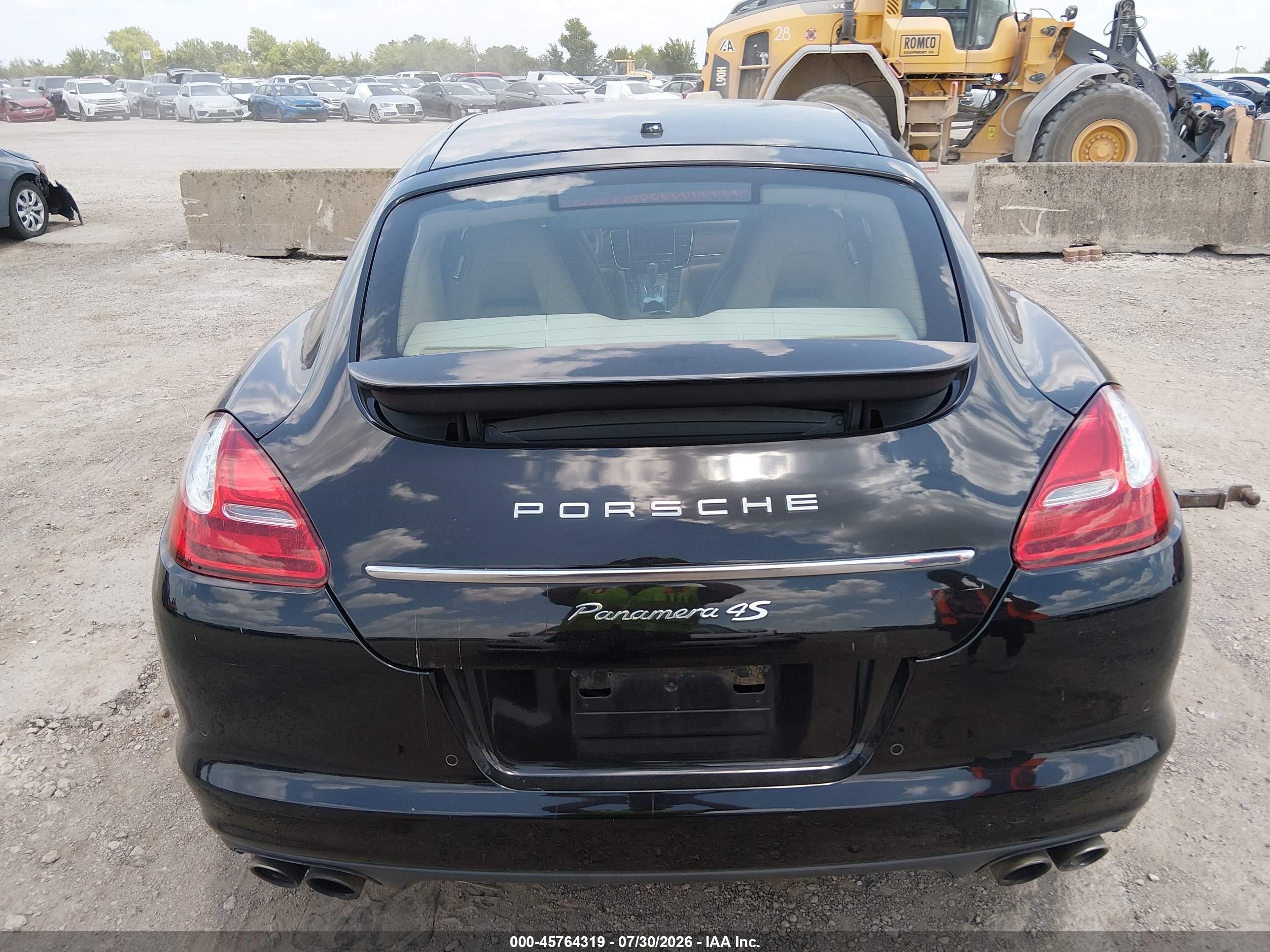 2011 Porsche Panamera 4s Black vin: WP0AB2A79BL063010