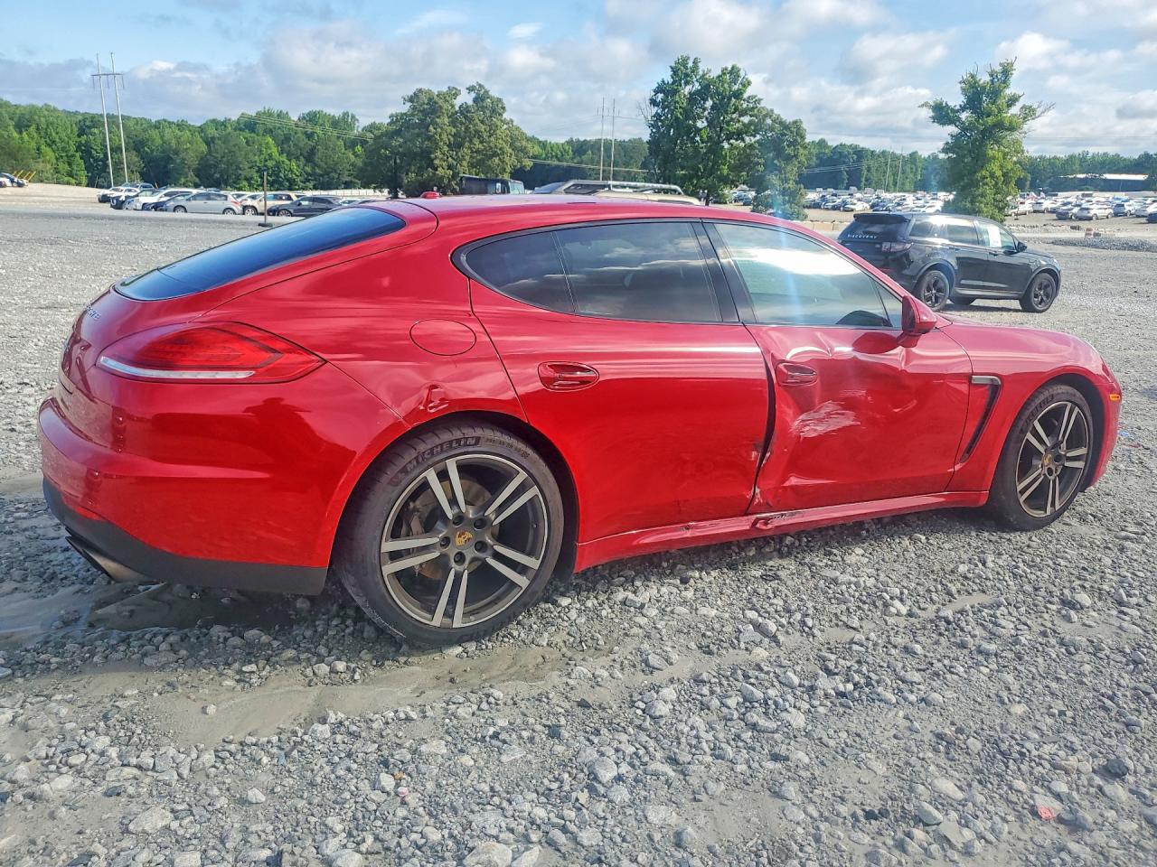 2014 Porsche Panamera S Red vin: WP0AB2A79EL056157
