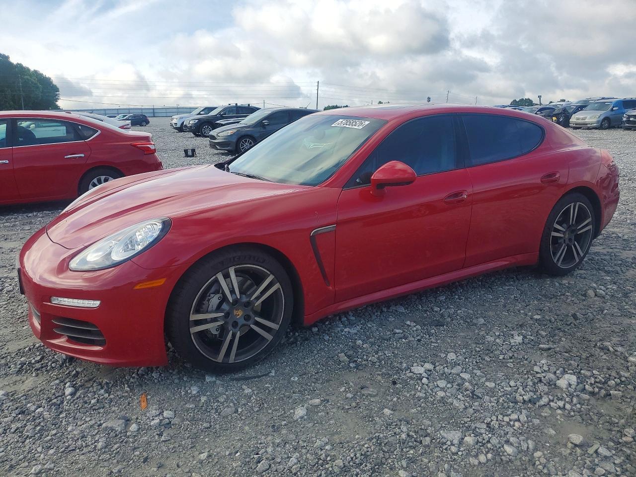 2014 Porsche Panamera S Red vin: WP0AB2A79EL056157