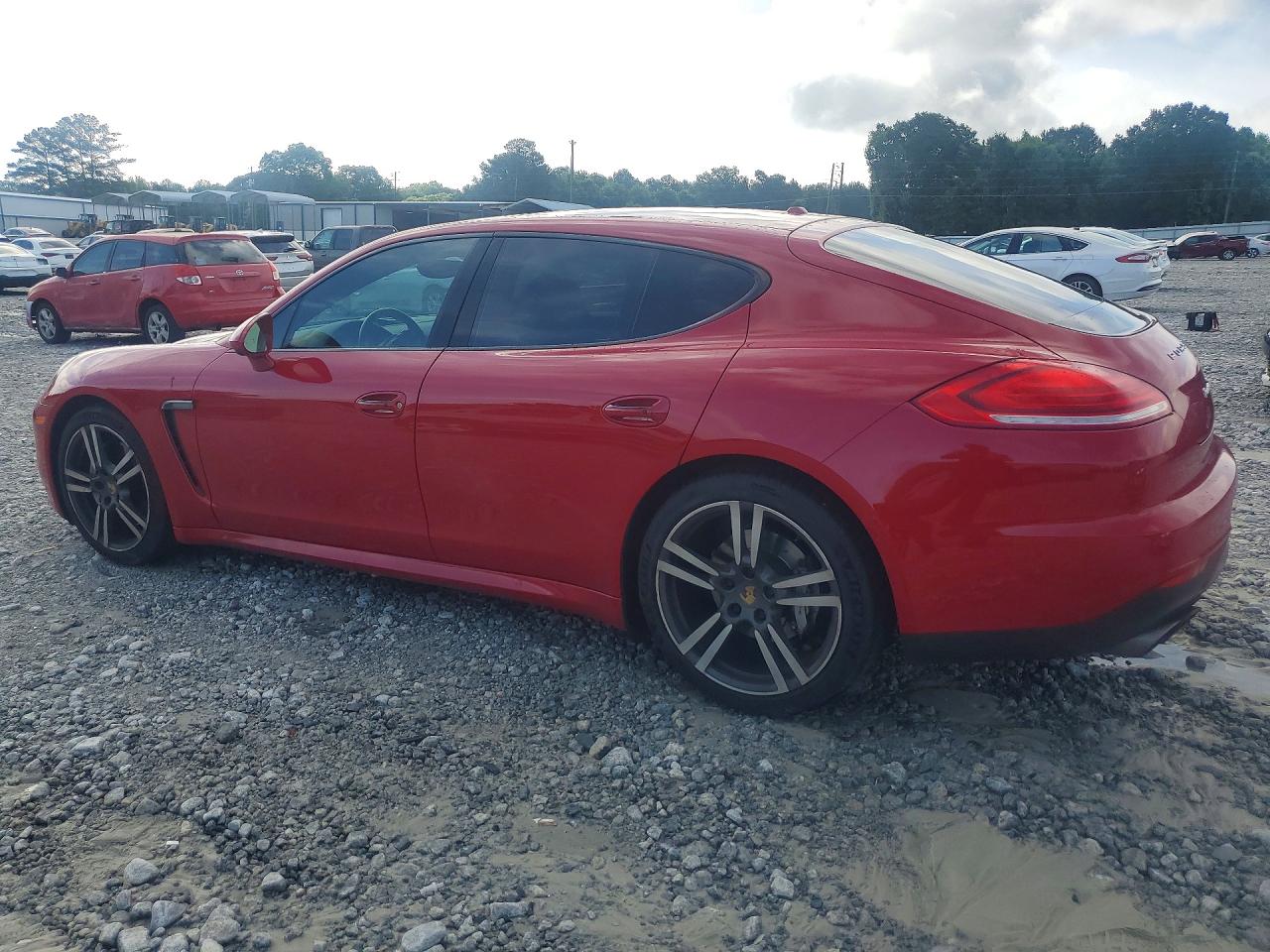 2014 Porsche Panamera S Red vin: WP0AB2A79EL056157