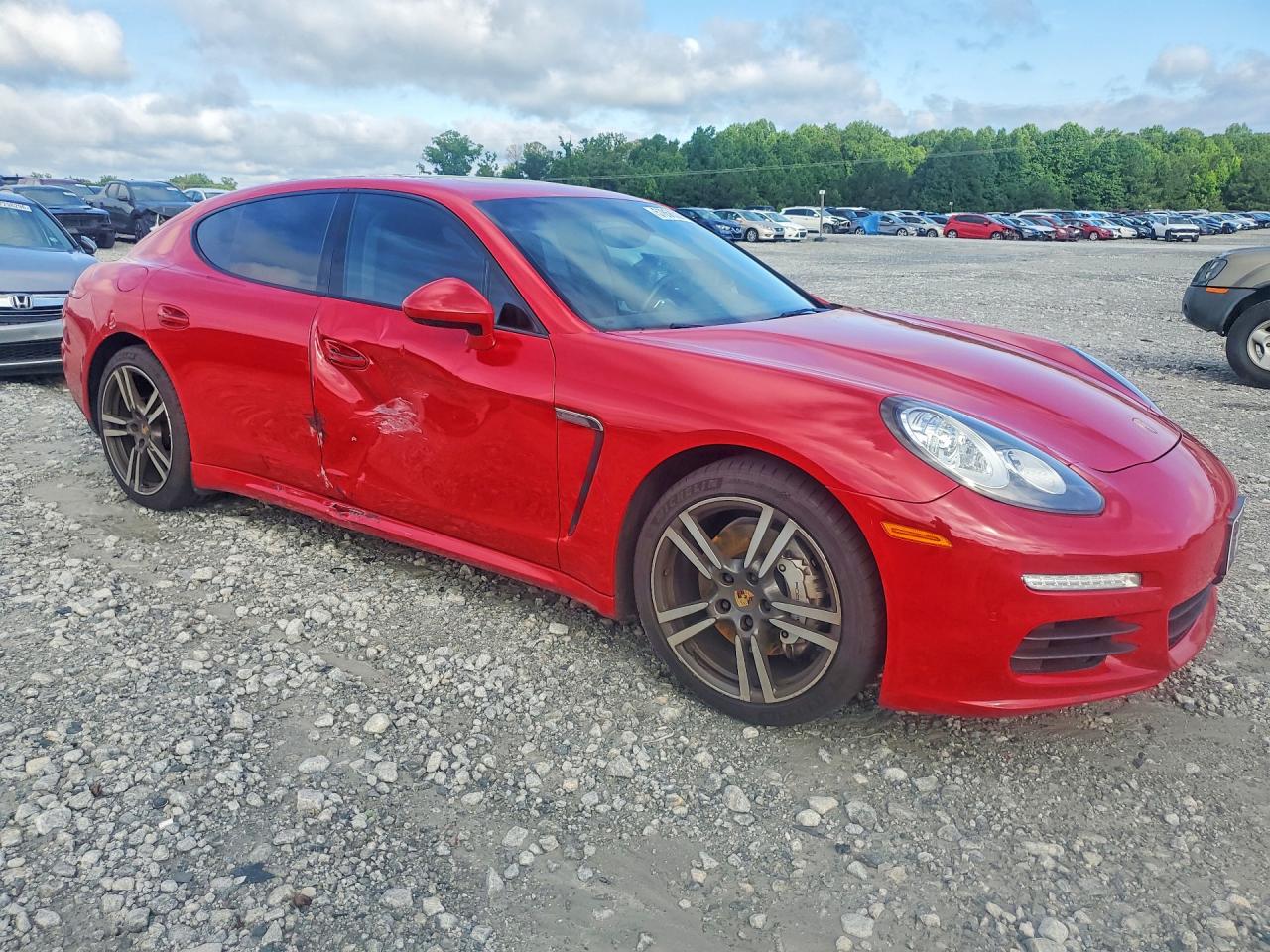 2014 Porsche Panamera S Red vin: WP0AB2A79EL056157