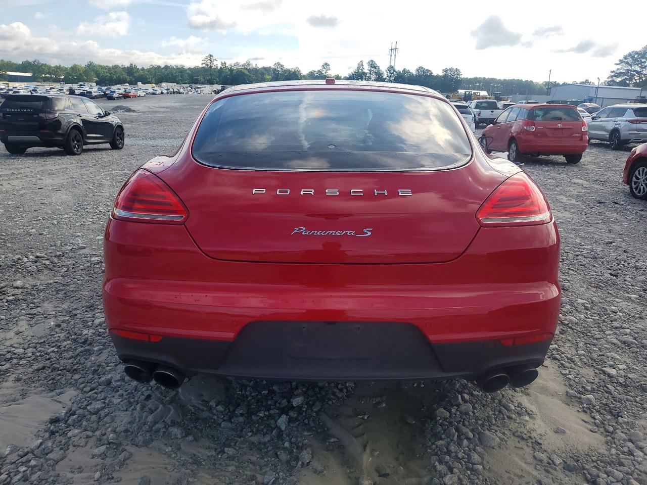 2014 Porsche Panamera S Red vin: WP0AB2A79EL056157
