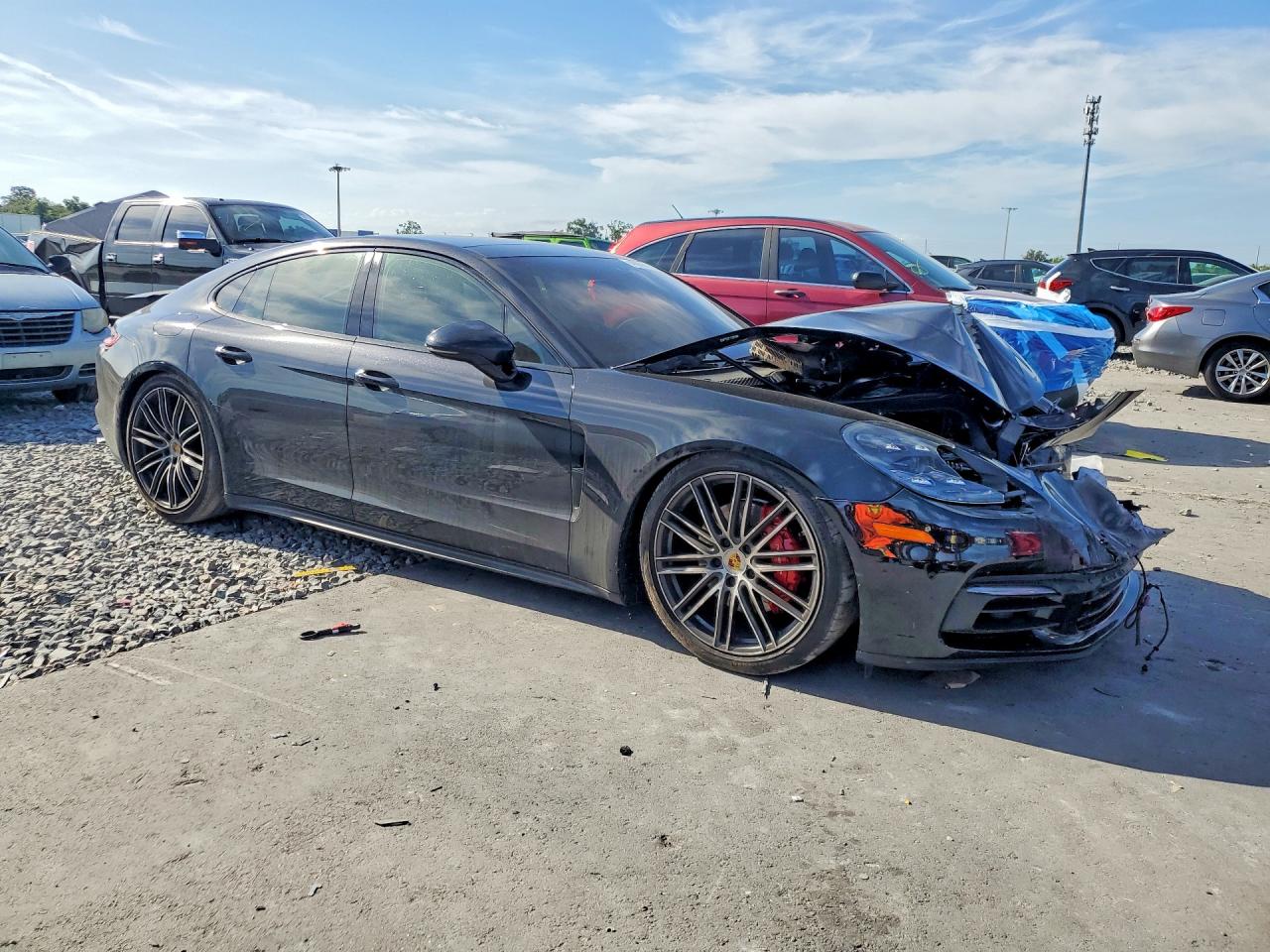 2017 Porsche Panamera 4s Black vin: WP0AB2A7XHL123465