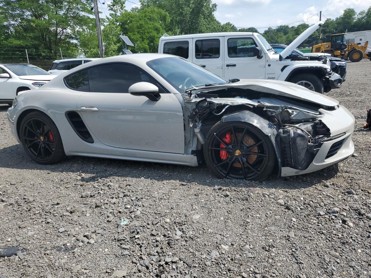 2024 Porsche Cayman S   Gray vin: WP0AB2A80RK264383