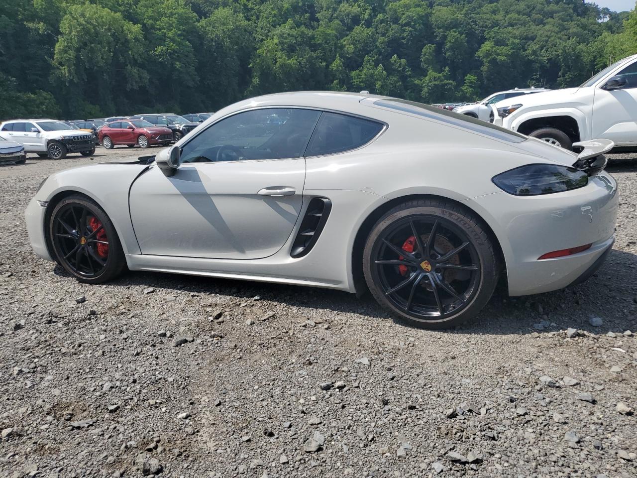 2024 Porsche Cayman S   Gray vin: WP0AB2A80RK264383