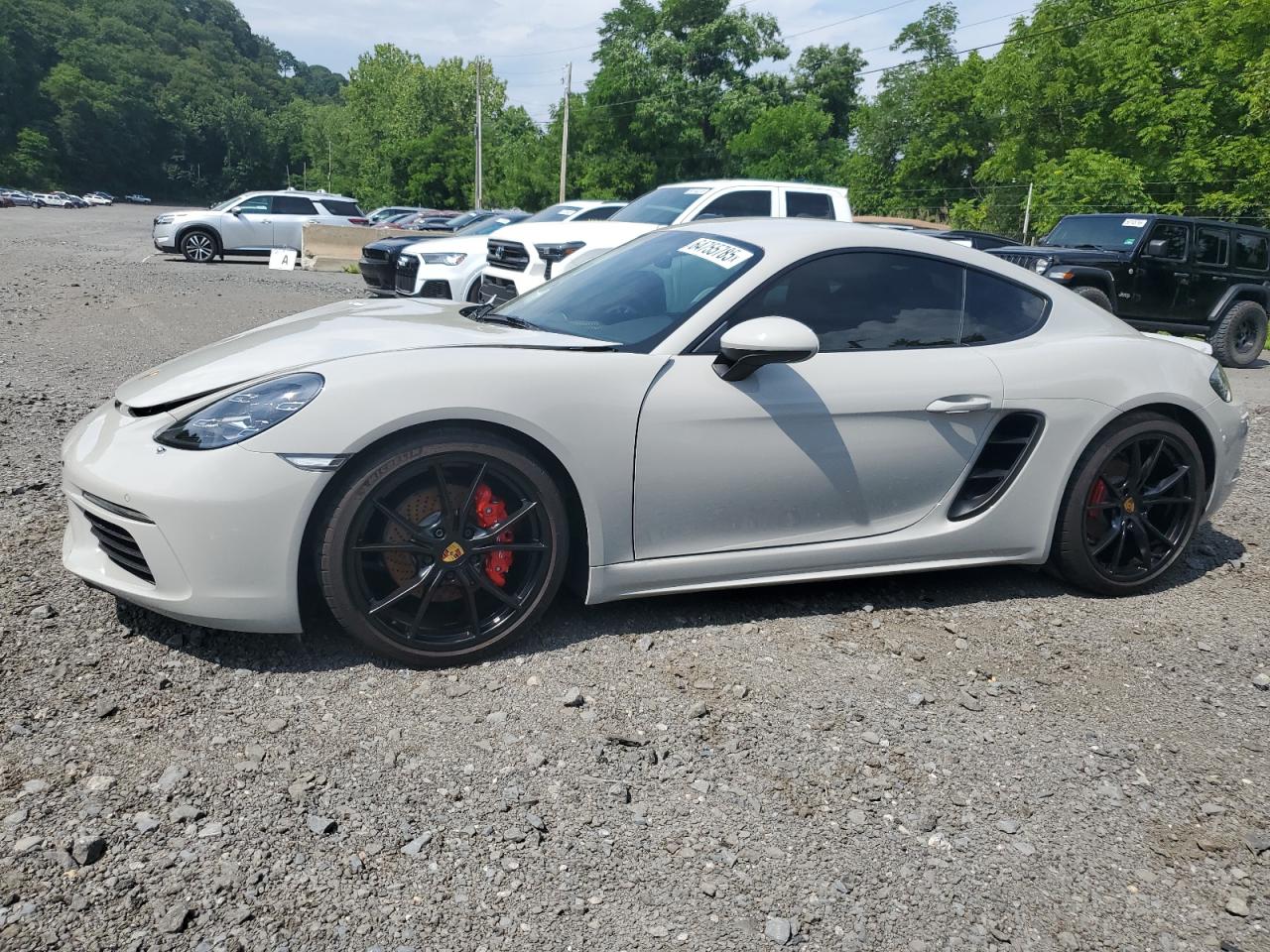 2024 Porsche Cayman S   Gray vin: WP0AB2A80RK264383