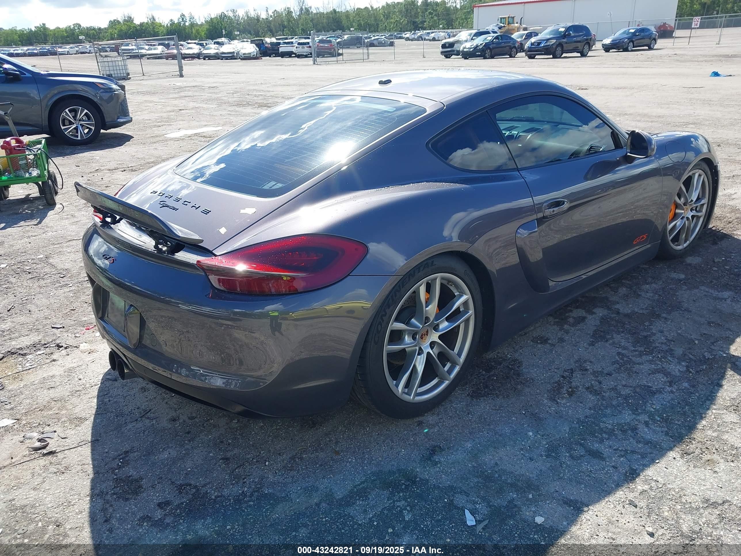 2014 Porsche Cayman S Gray vin: WP0AB2A83EK193657