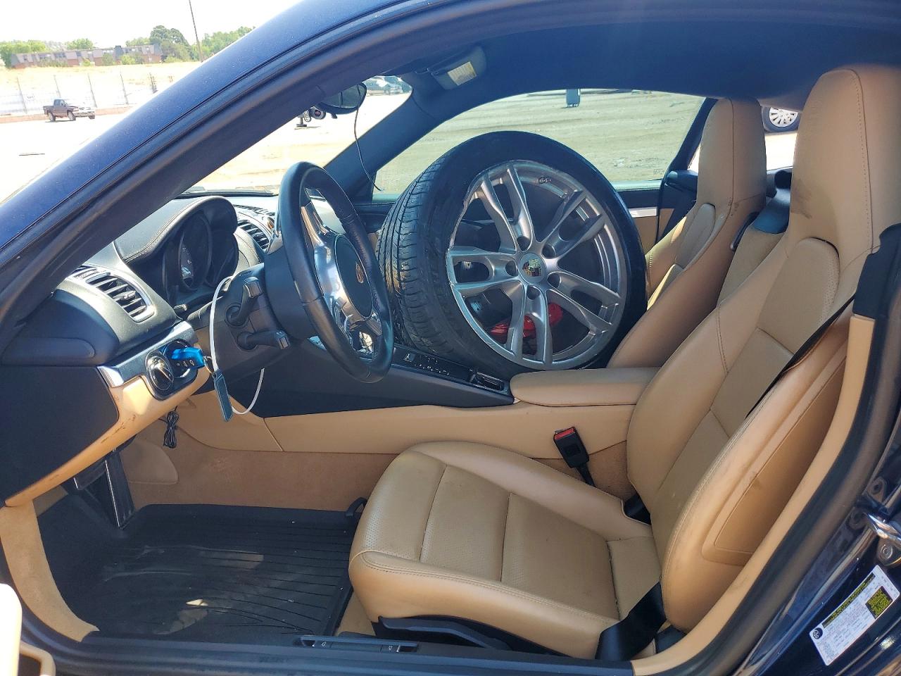 2015 Porsche Cayman S Blue vin: WP0AB2A83FK180201