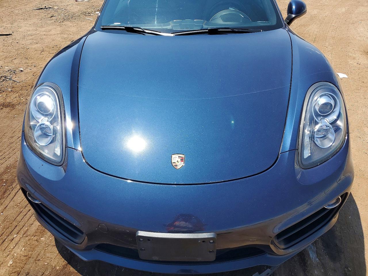 2015 Porsche Cayman S Blue vin: WP0AB2A83FK180201