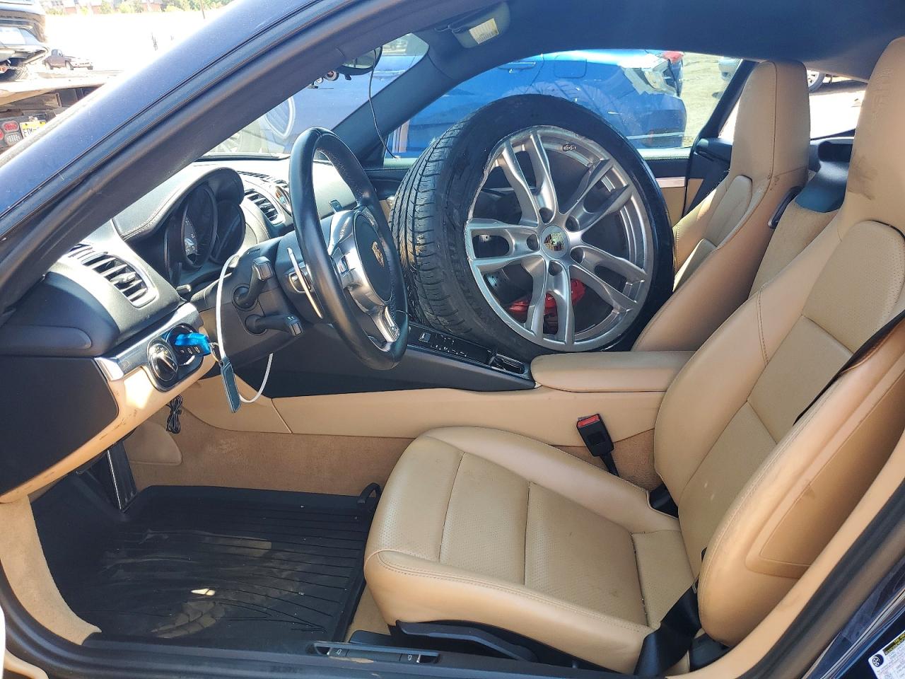 2015 Porsche Cayman S Blue vin: WP0AB2A83FK180201