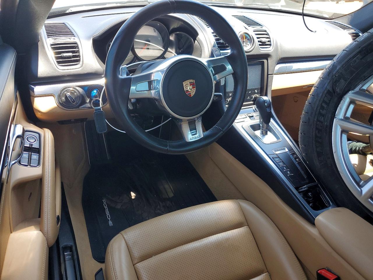 2015 Porsche Cayman S Blue vin: WP0AB2A83FK180201