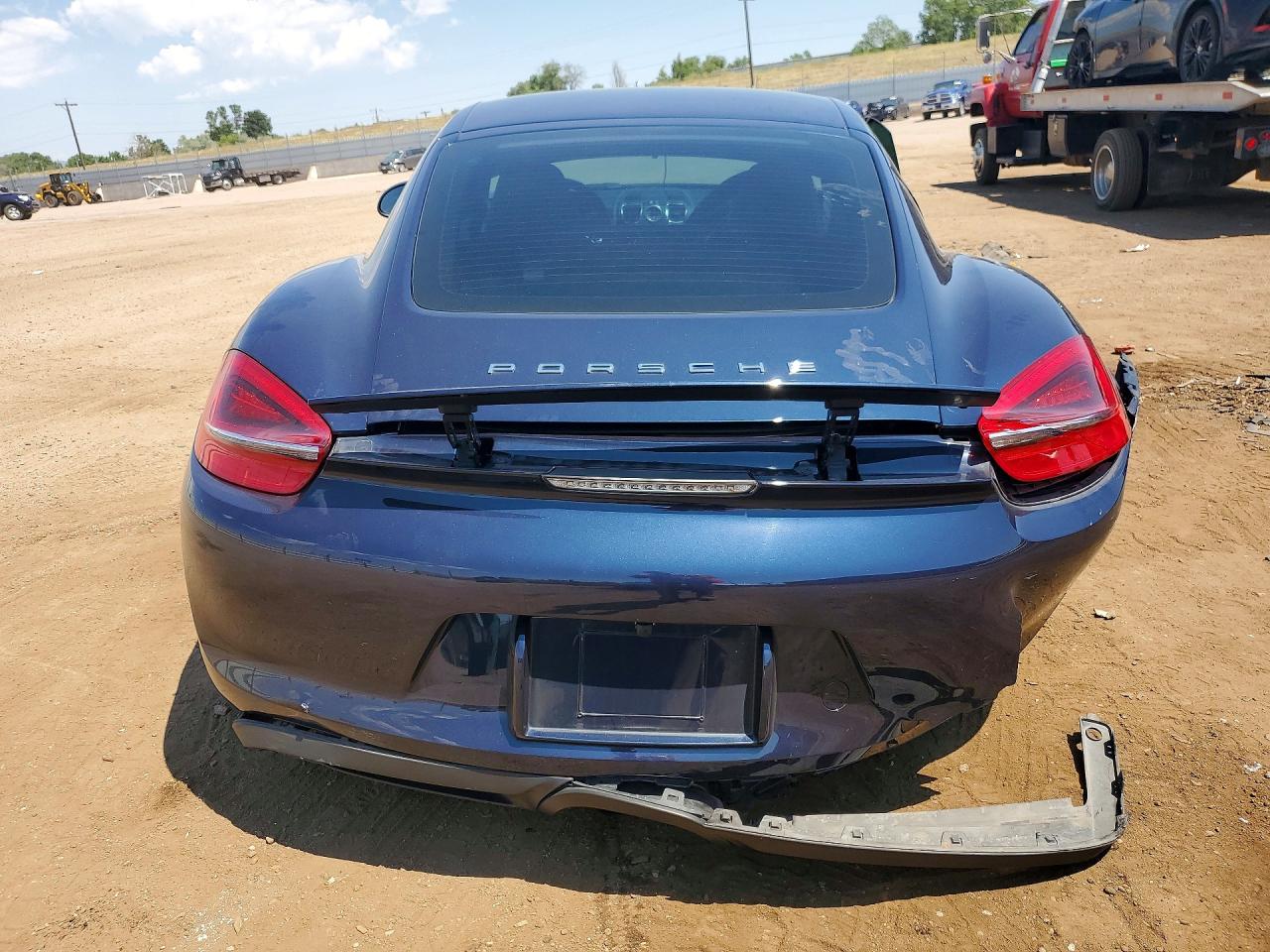 2015 Porsche Cayman S Blue vin: WP0AB2A83FK180201