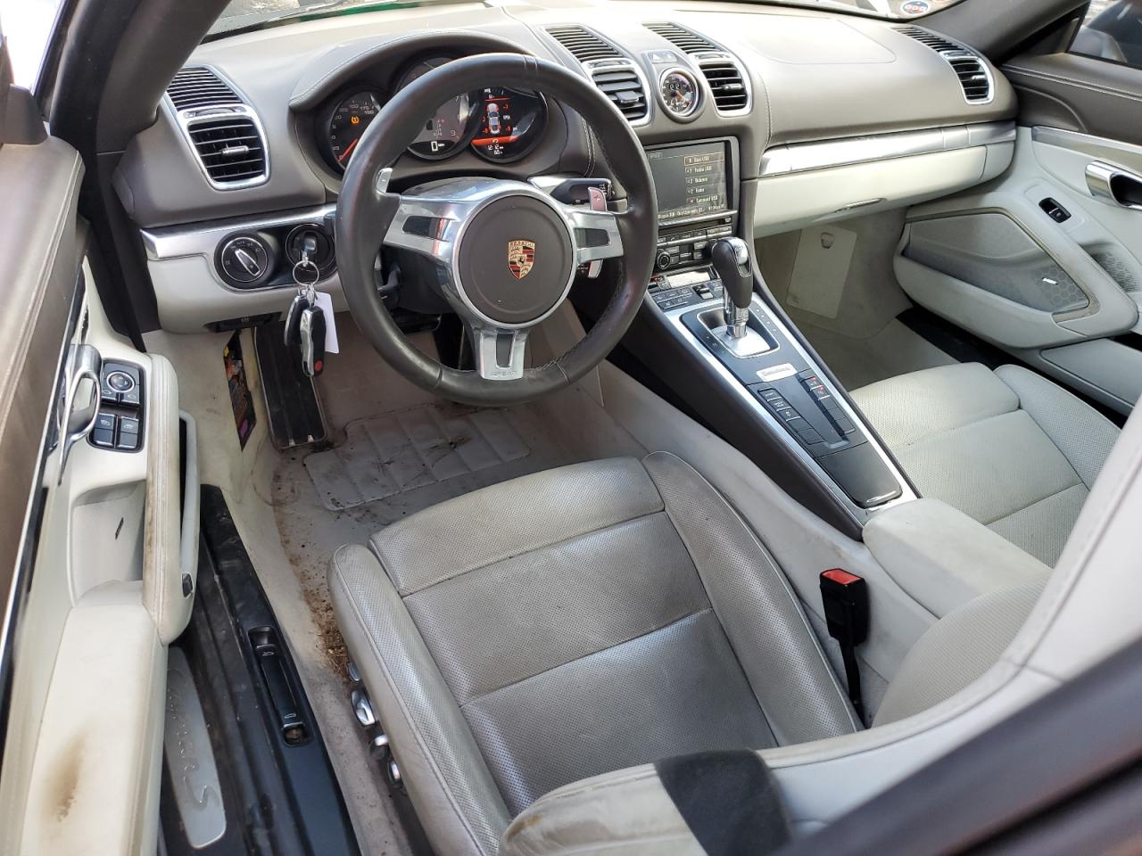 2014 Porsche Cayman S Gray vin: WP0AB2A84EK193392