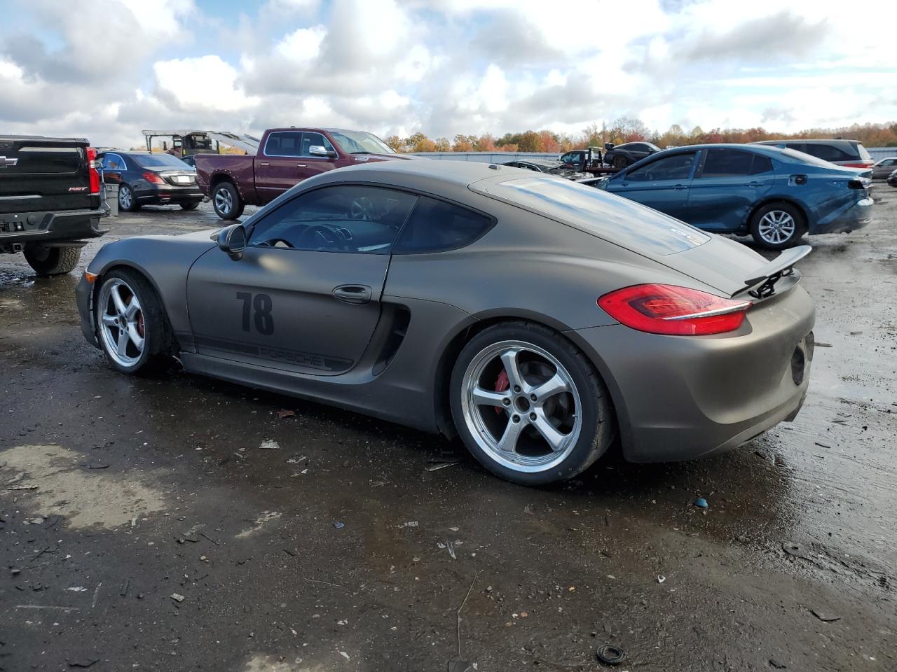 2014 Porsche Cayman S Gray vin: WP0AB2A84EK193392