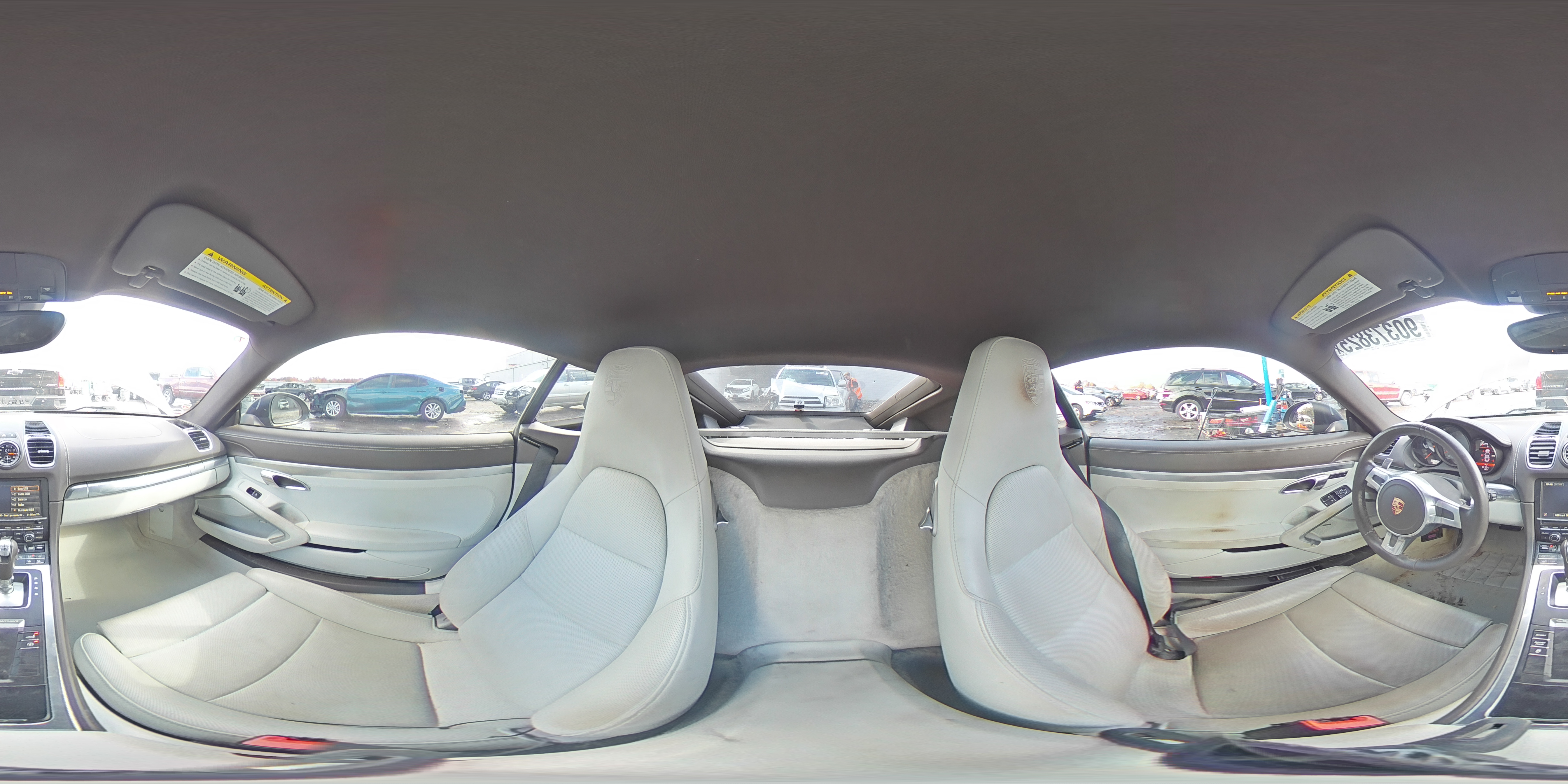 2014 Porsche Cayman S Gray vin: WP0AB2A84EK193392