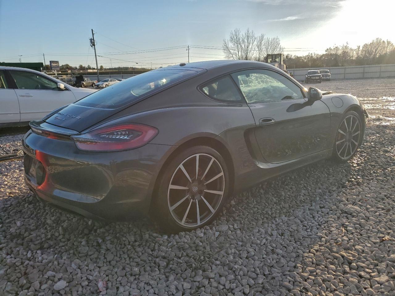 2014 Porsche Cayman S Gray vin: WP0AB2A84EK193862