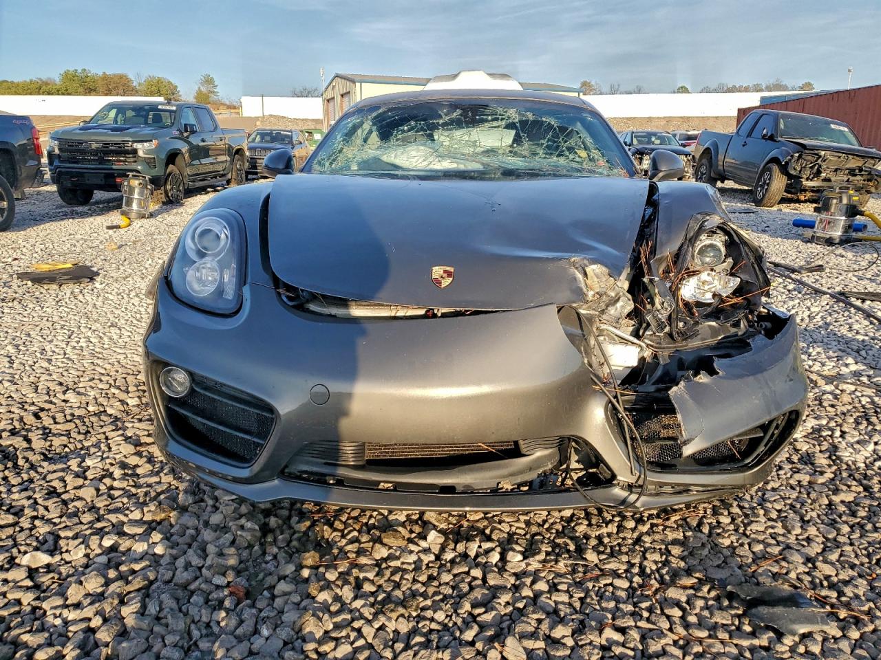 2014 Porsche Cayman S Gray vin: WP0AB2A84EK193862