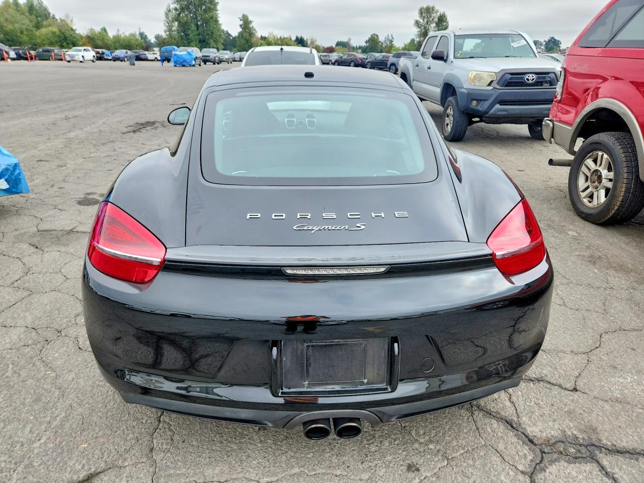 2014 Porsche Cayman S Черный vin: WP0AB2A85EK190145