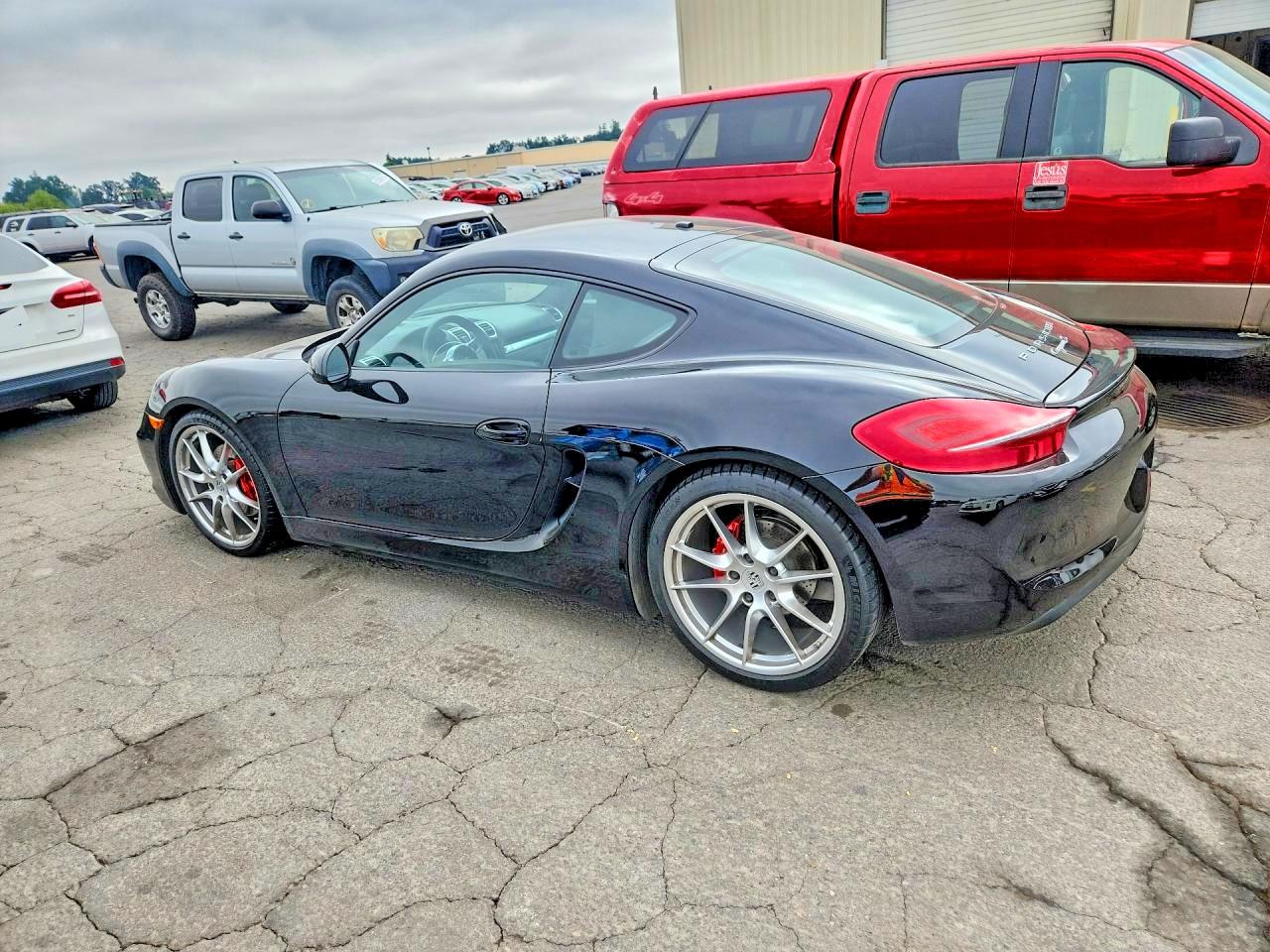 2014 Porsche Cayman S Черный vin: WP0AB2A85EK190145