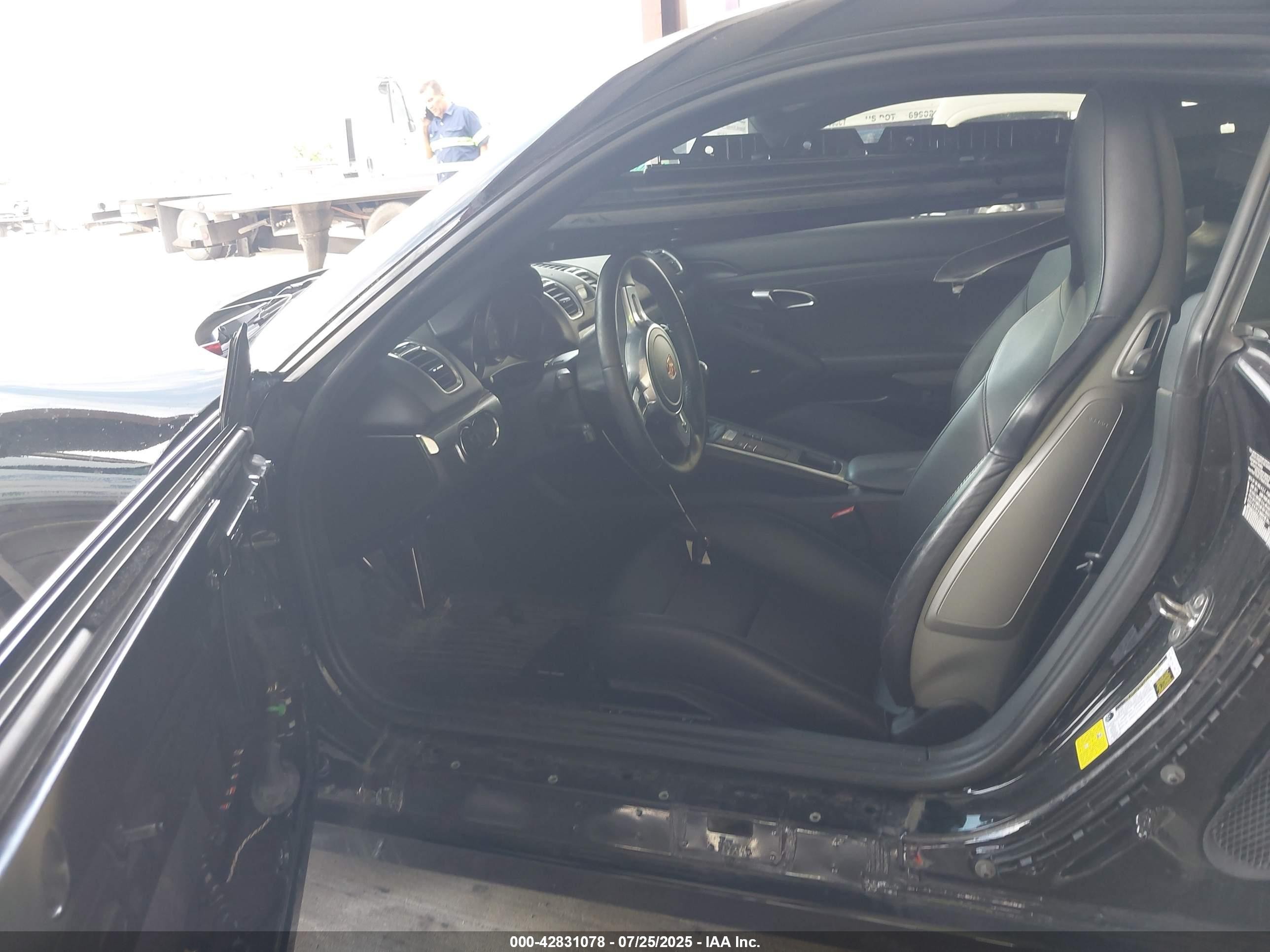 2014 Porsche Cayman S Черный vin: WP0AB2A85EK192641