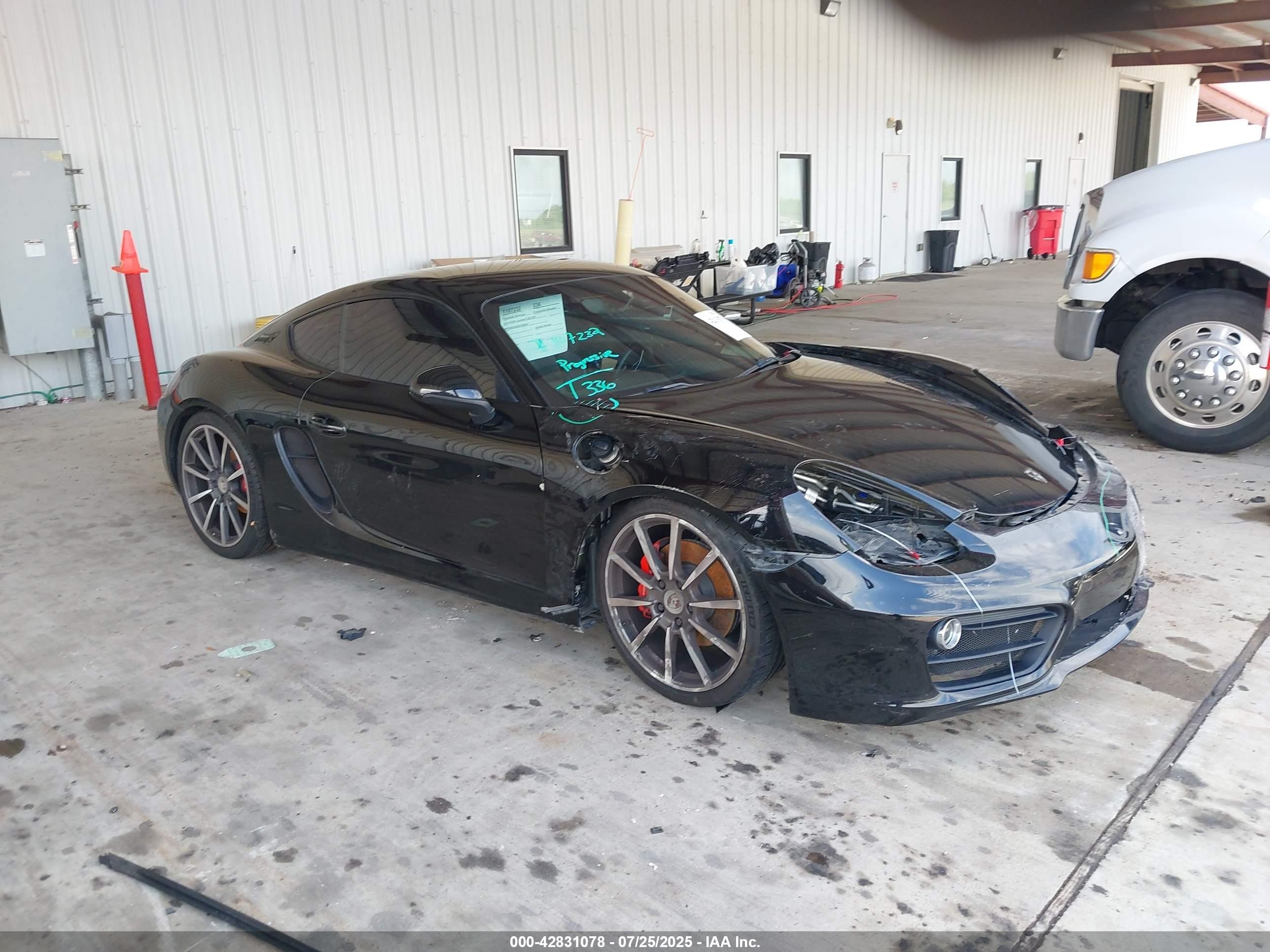 2014 Porsche Cayman S Black vin: WP0AB2A85EK192641