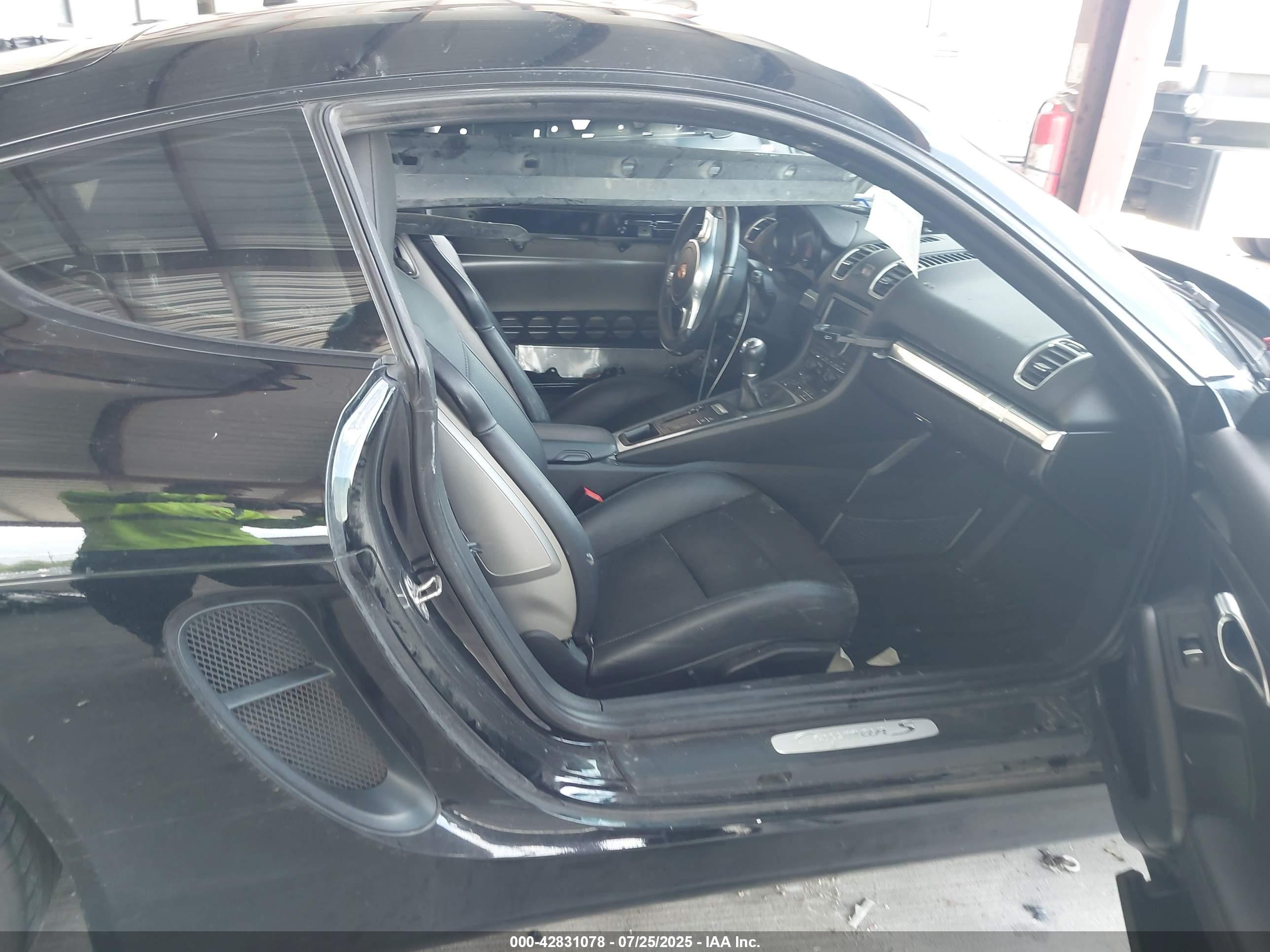 2014 Porsche Cayman S Черный vin: WP0AB2A85EK192641