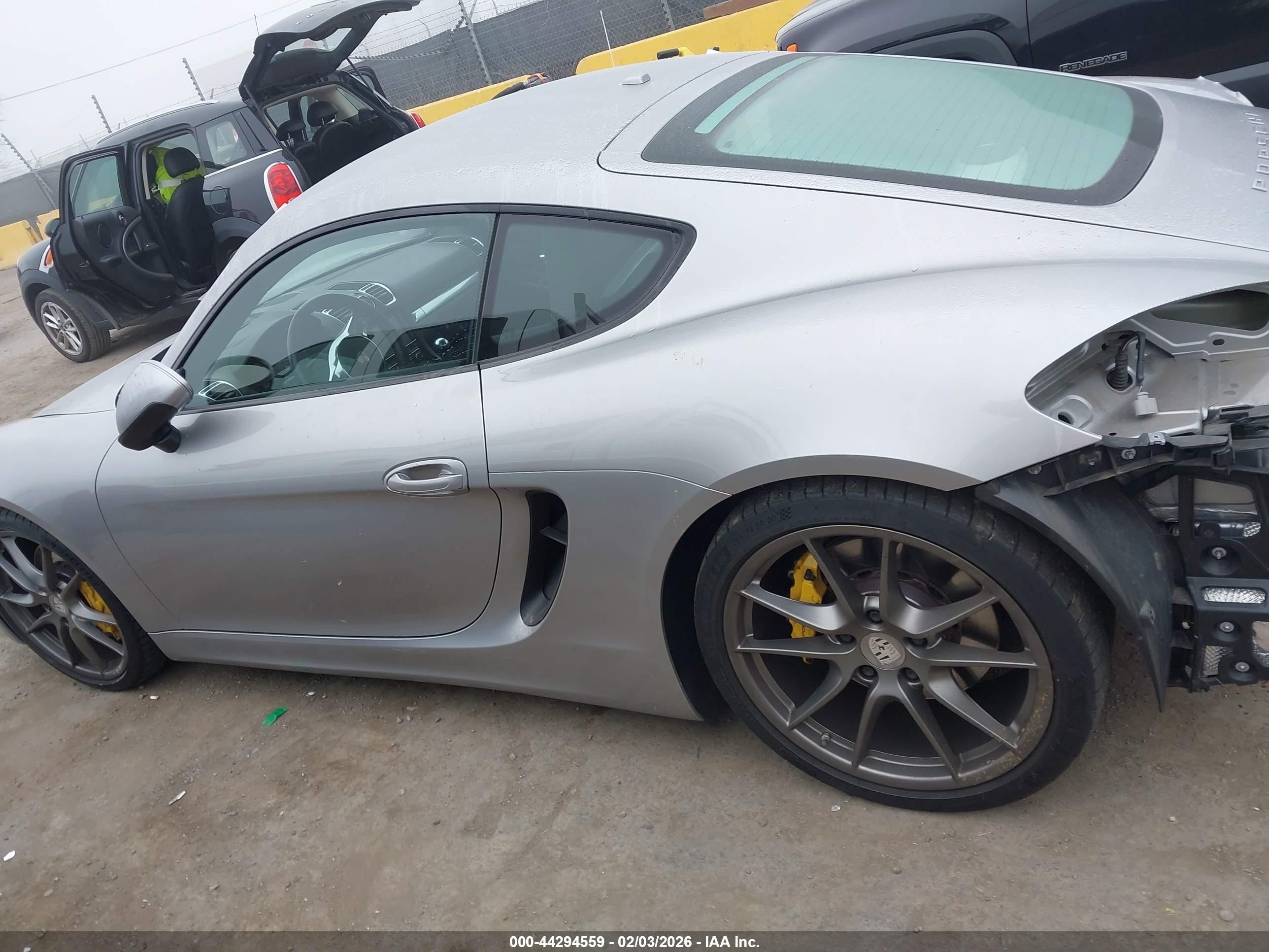2014 Porsche Cayman S Серебряный vin: WP0AB2A86EK190784