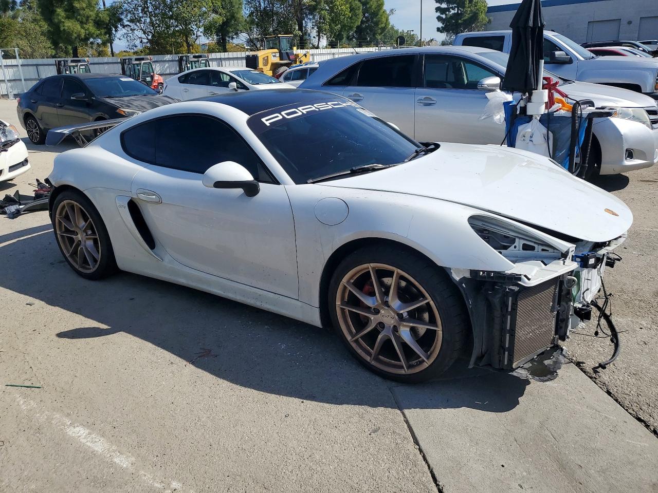 2014 Porsche Cayman S White vin: WP0AB2A86EK191983
