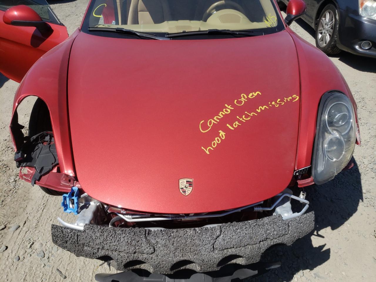 2014 Porsche Cayman S Red vin: WP0AB2A87EK193743