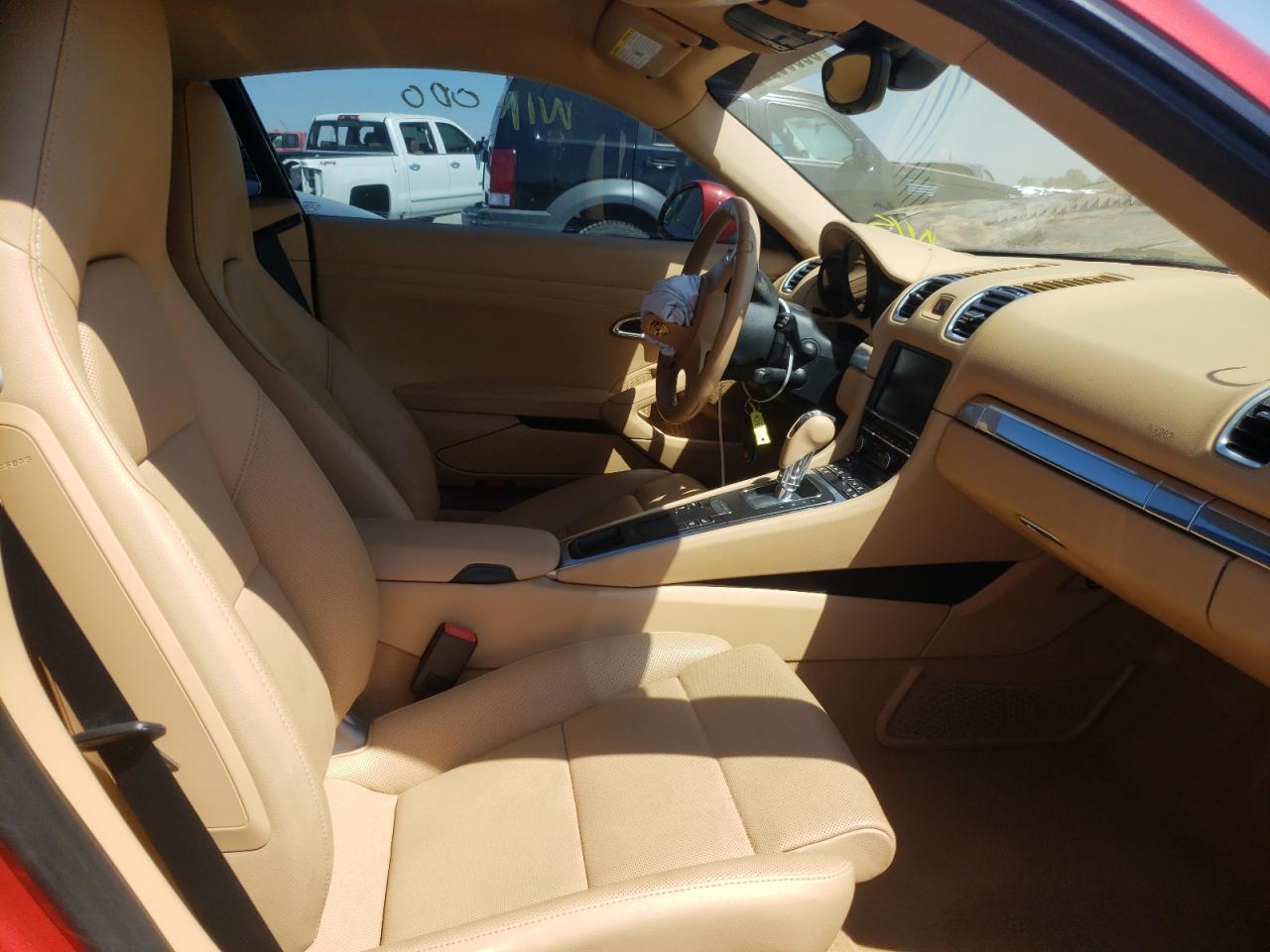 2014 Porsche Cayman S Red vin: WP0AB2A87EK193743