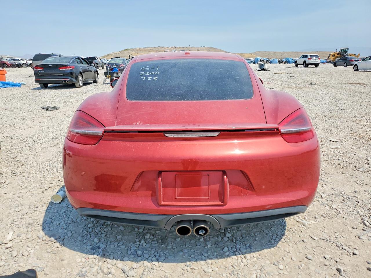 2014 Porsche Cayman S Red vin: WP0AB2A87EK193743