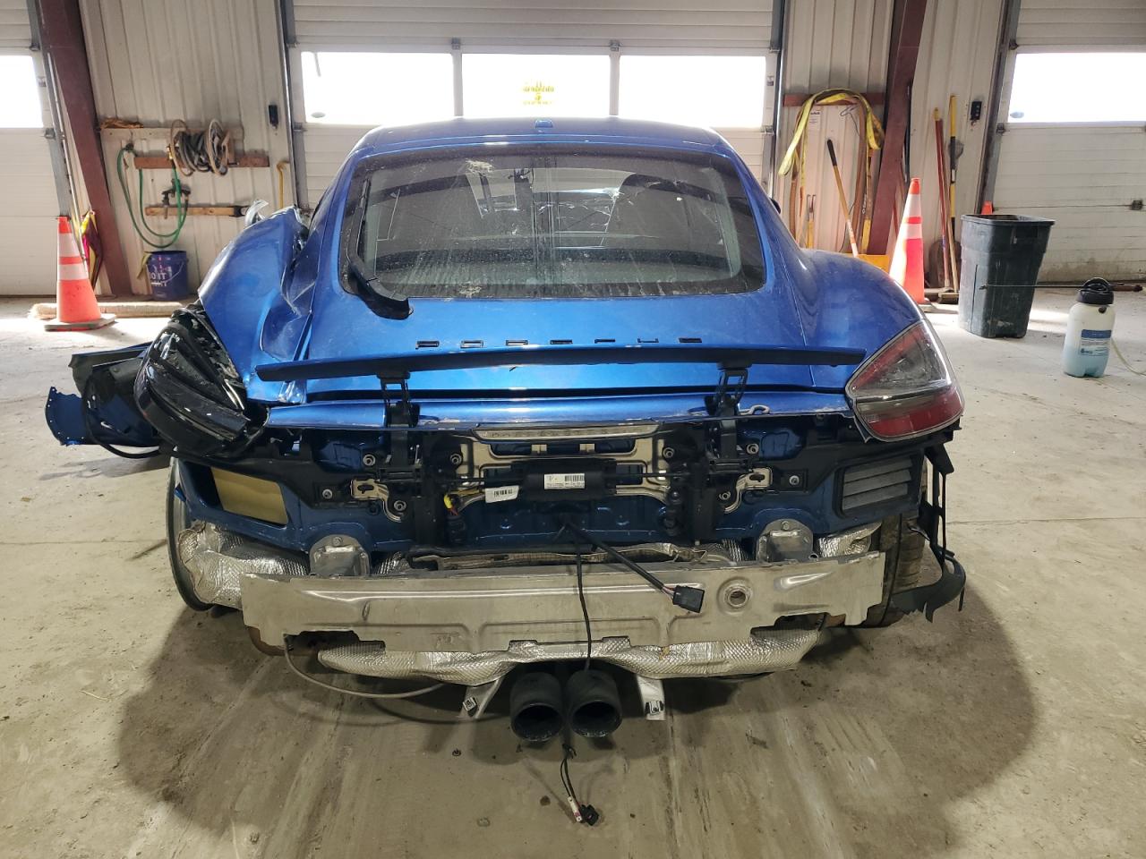 2015 Porsche Cayman S Blue vin: WP0AB2A87FK181528