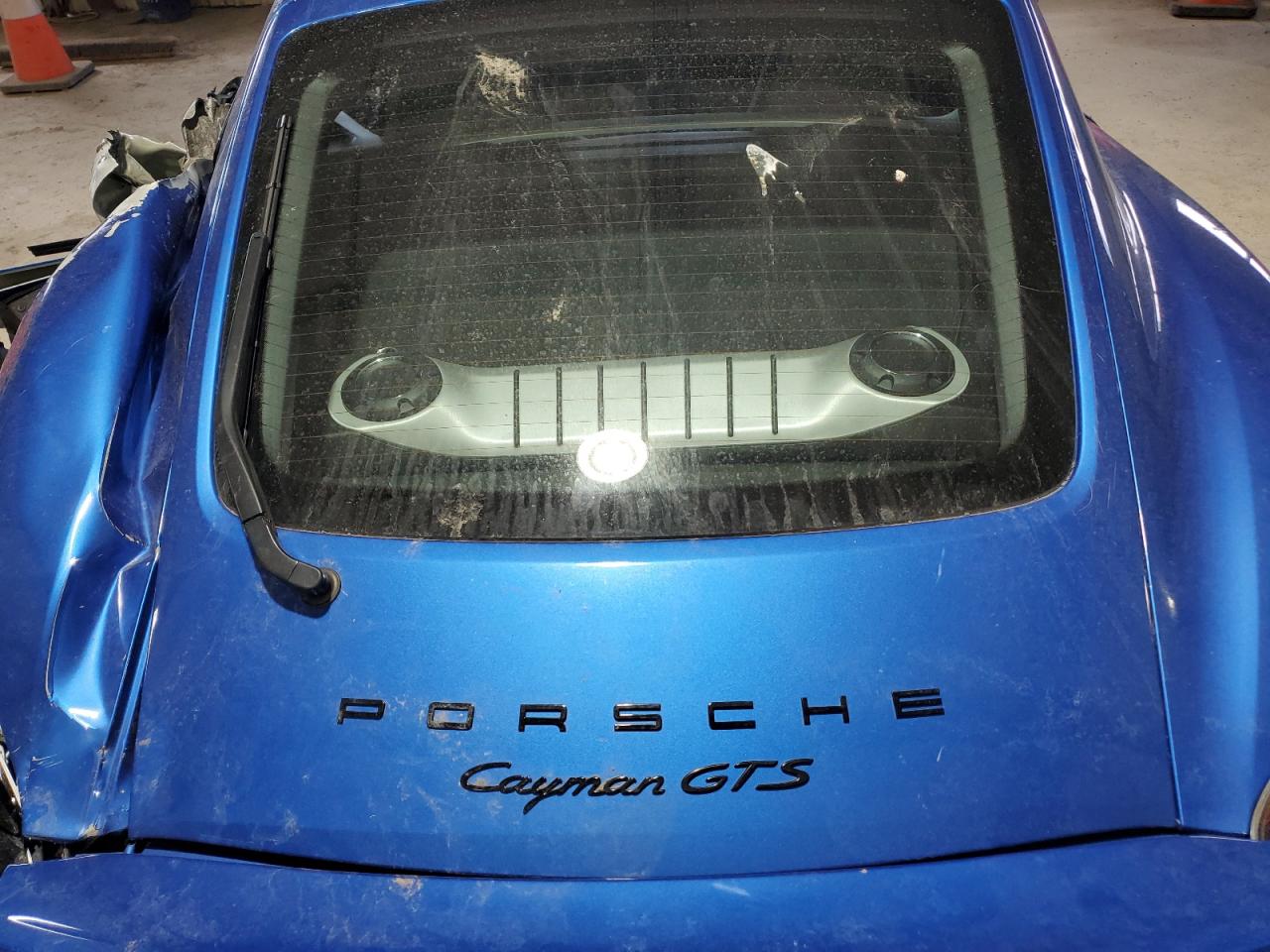 2015 Porsche Cayman S Blue vin: WP0AB2A87FK181528