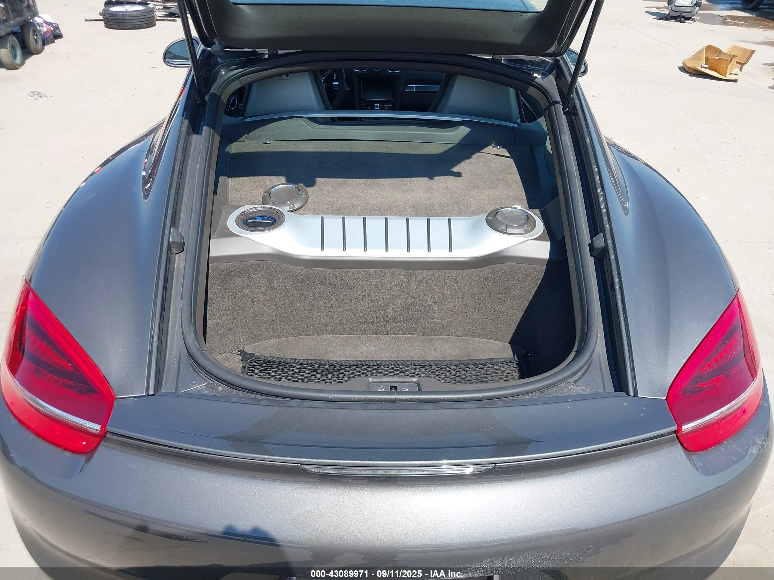 2014 Porsche Cayman S Серый vin: WP0AB2A88EK190575