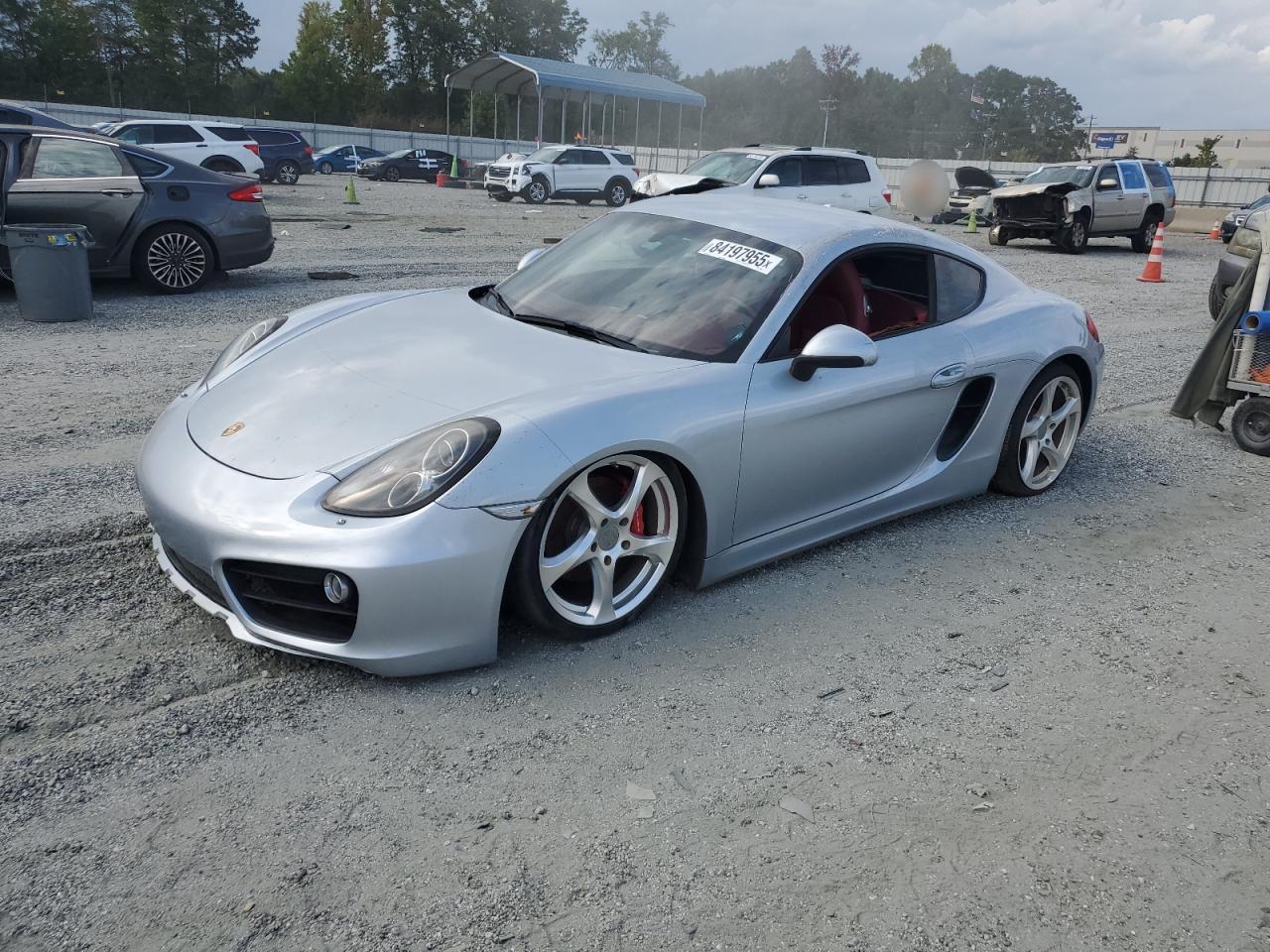 2014 Porsche Cayman S Серебряный vin: WP0AB2A88EK191967