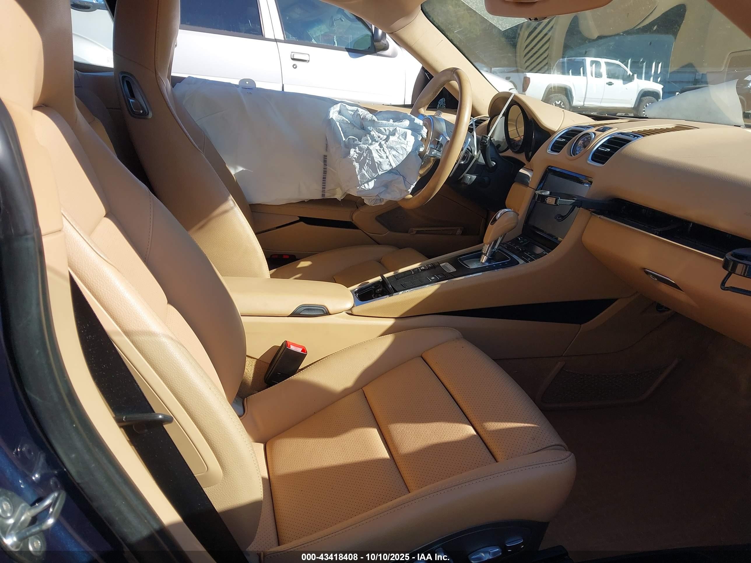 2014 Porsche Cayman S Синий vin: WP0AB2A89EK190892