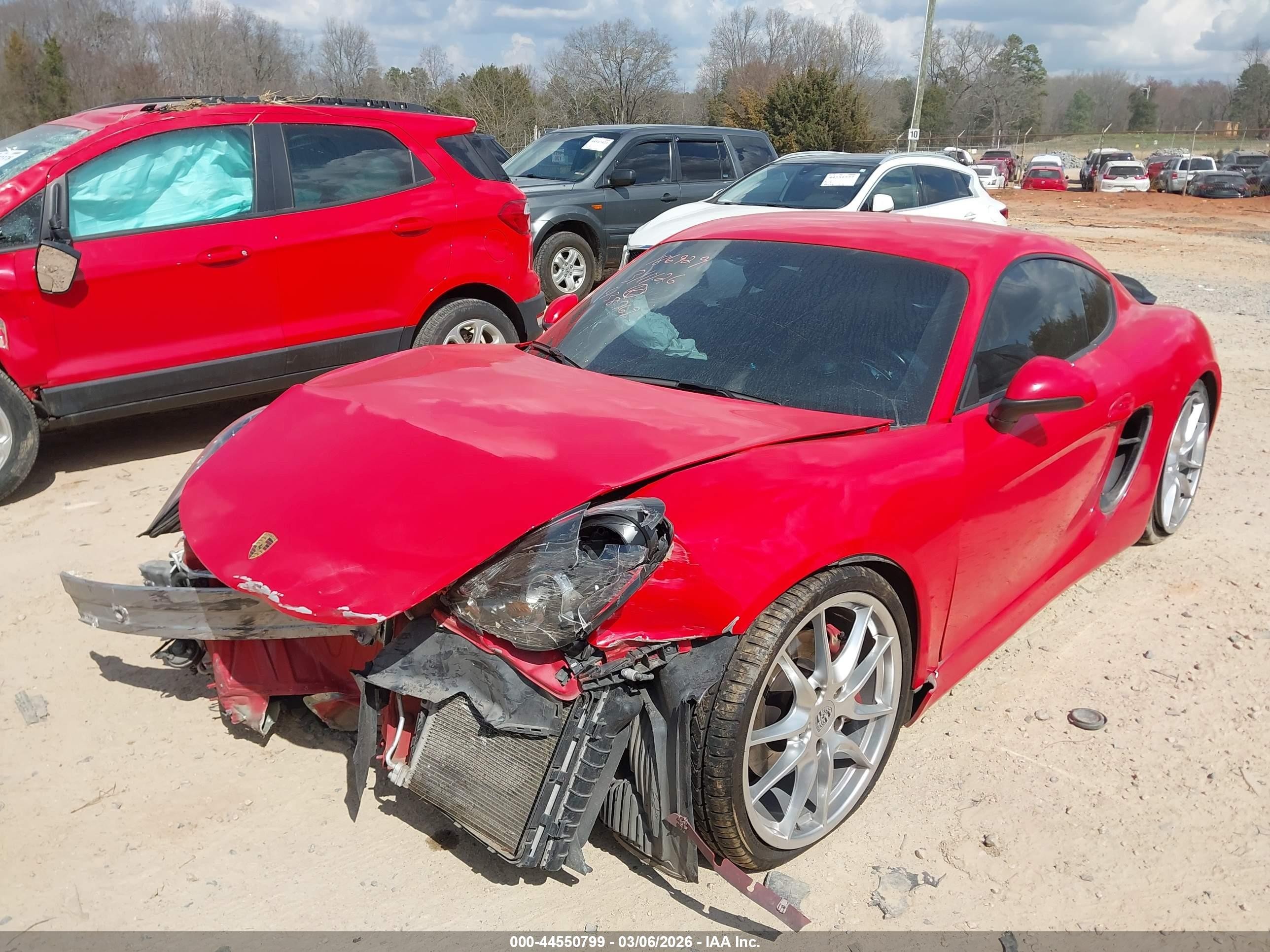 2014 Porsche Cayman S Red vin: WP0AB2A89EK192769
