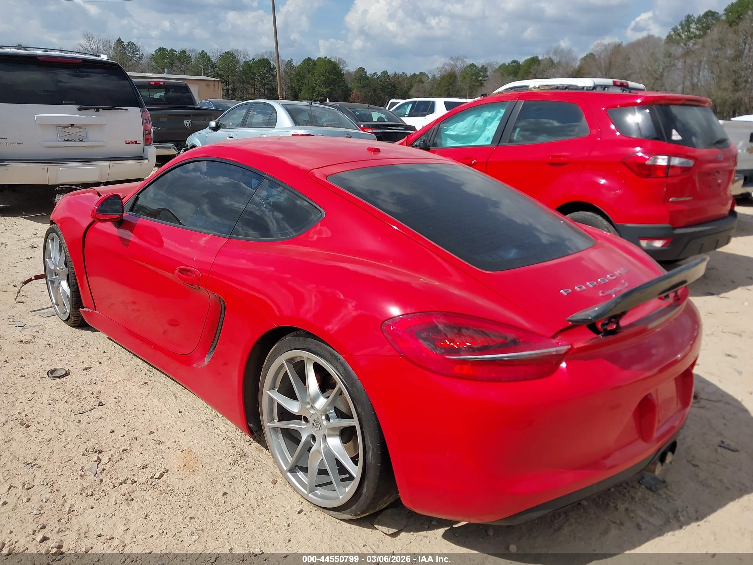 2014 Porsche Cayman S Red vin: WP0AB2A89EK192769