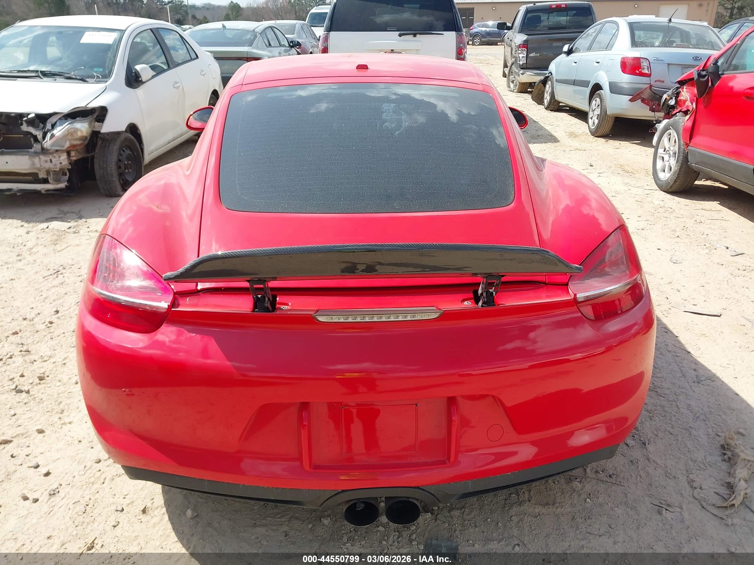2014 Porsche Cayman S Red vin: WP0AB2A89EK192769