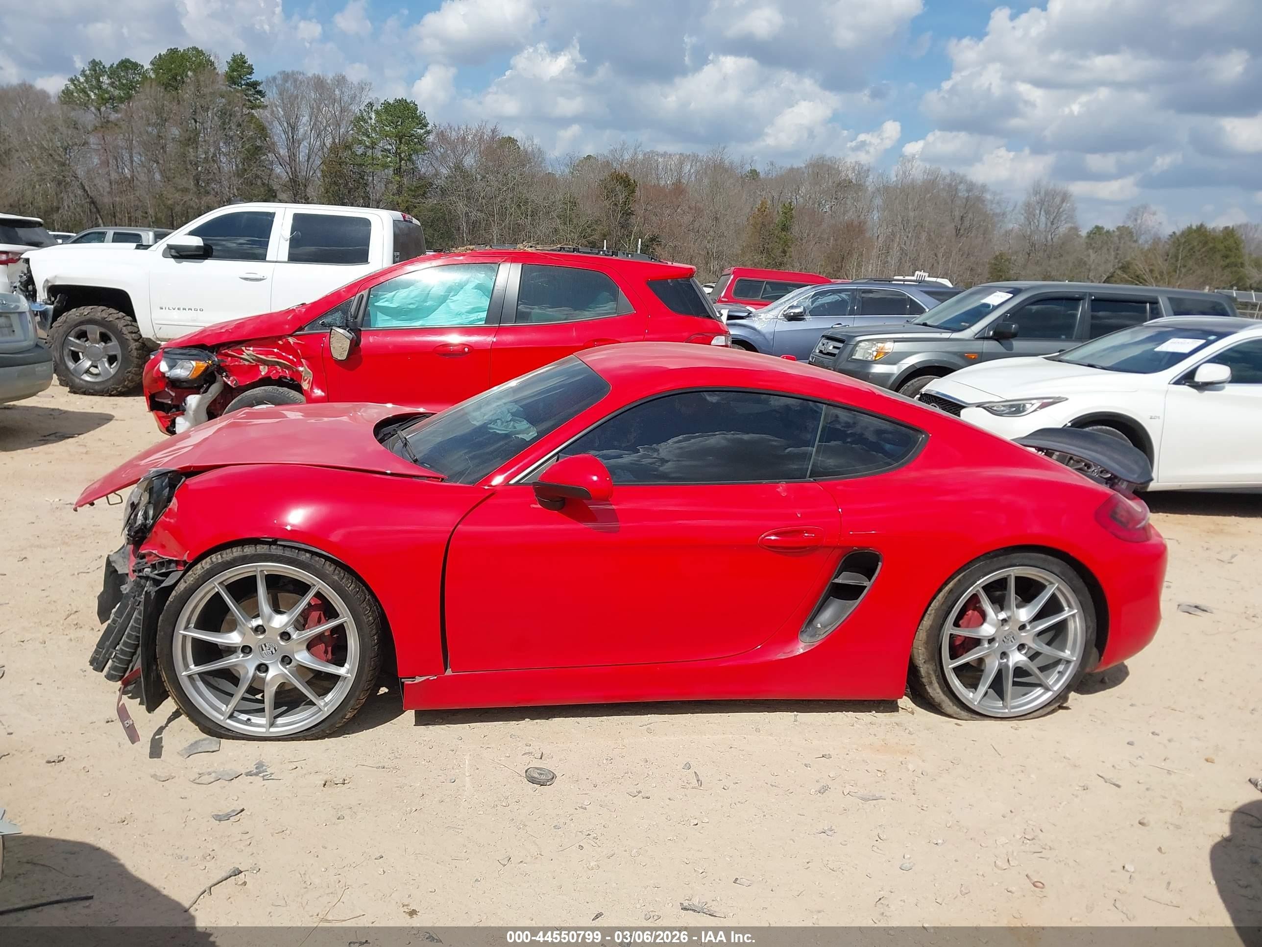 2014 Porsche Cayman S Red vin: WP0AB2A89EK192769