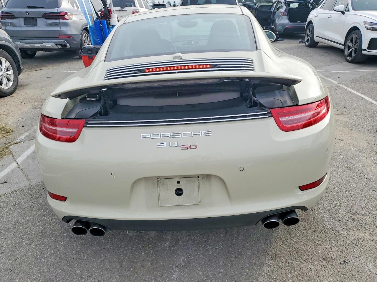 2014 Porsche 911 Carrera S Cream vin: WP0AB2A91ES121106