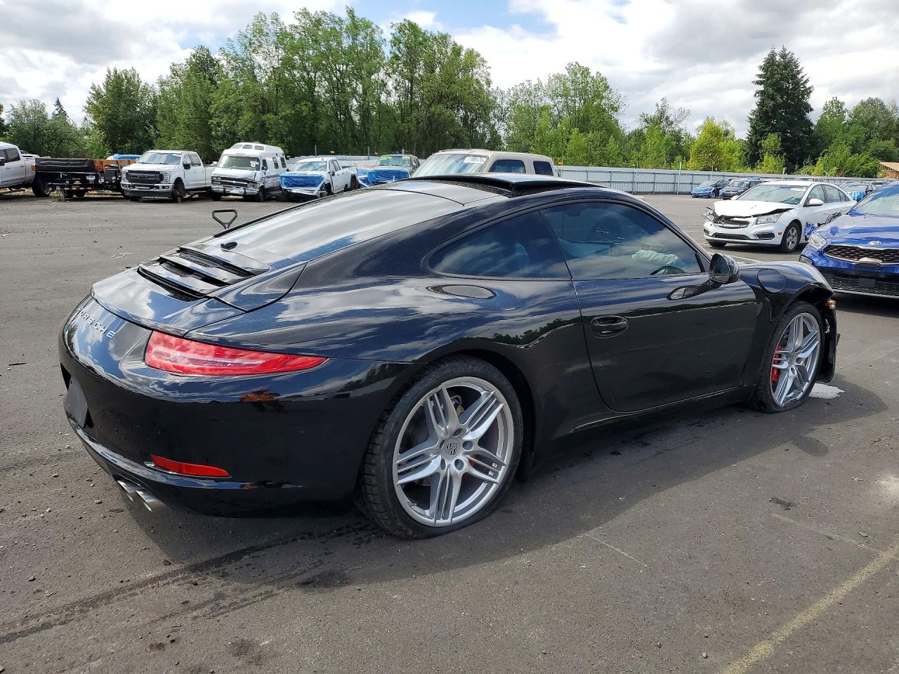 2012 Porsche 911 Carrera S Black vin: WP0AB2A92CS121242