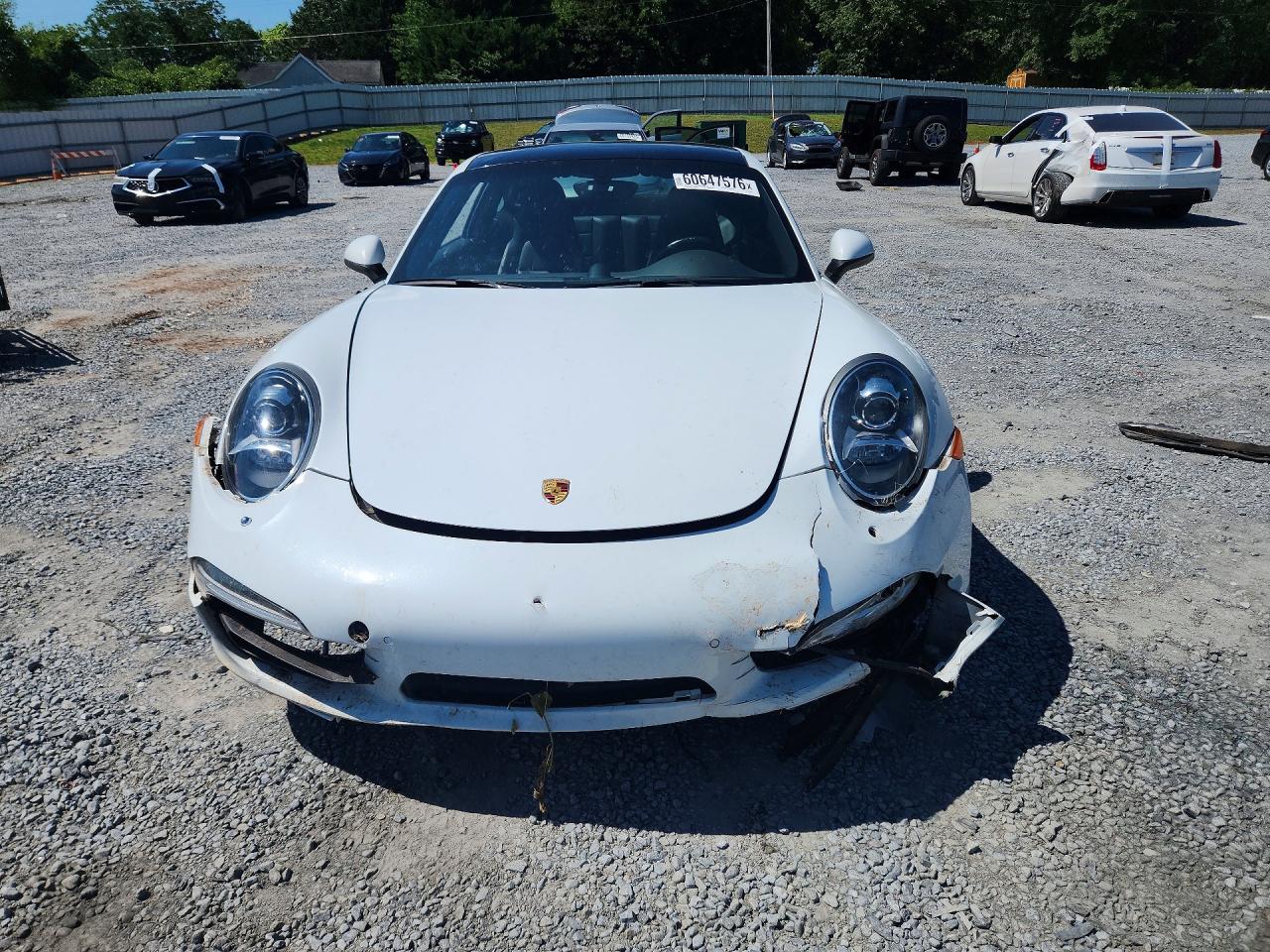2015 Porsche 911 Carrera S Cabriolet/carrera 4s Белый vin: WP0AB2A94FS125846
