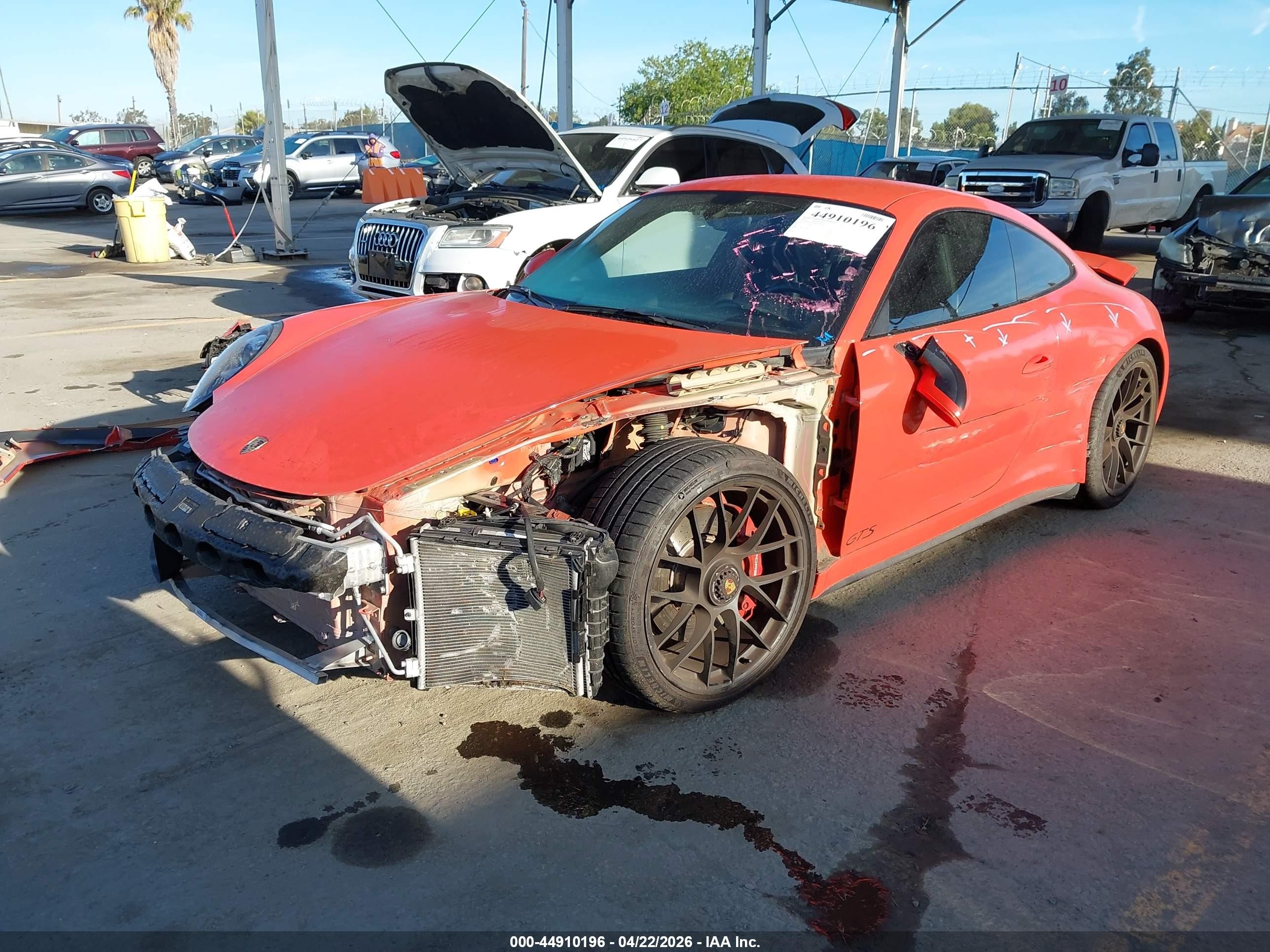 2019 Porsche 911 Carrera Gts Orange vin: WP0AB2A94KS114498