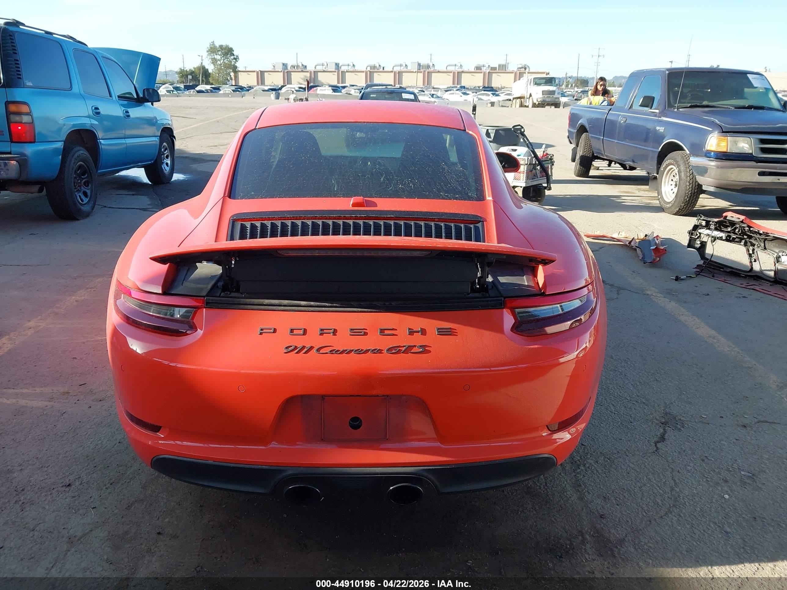 2019 Porsche 911 Carrera Gts Orange vin: WP0AB2A94KS114498